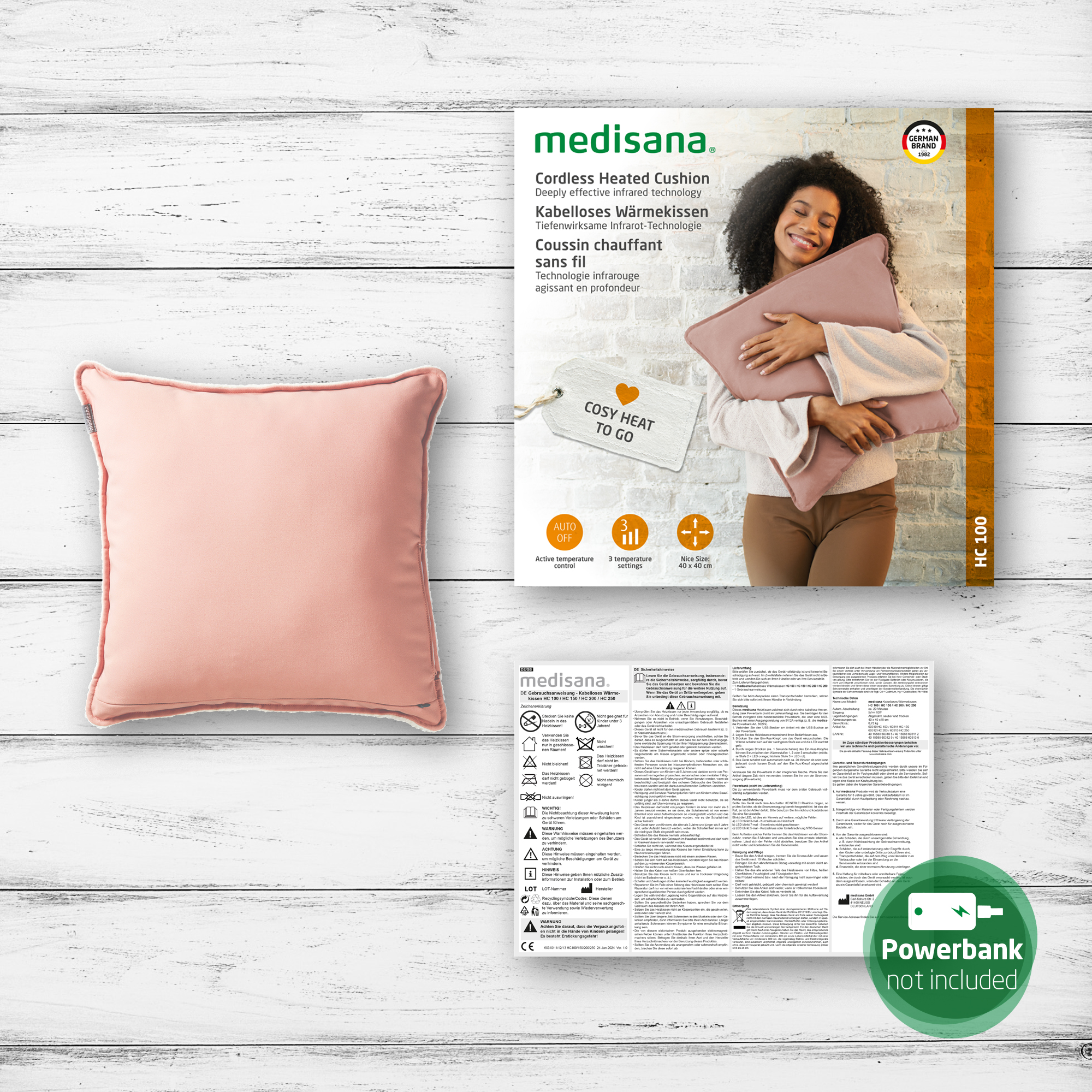HC 100 | heating pad | pink