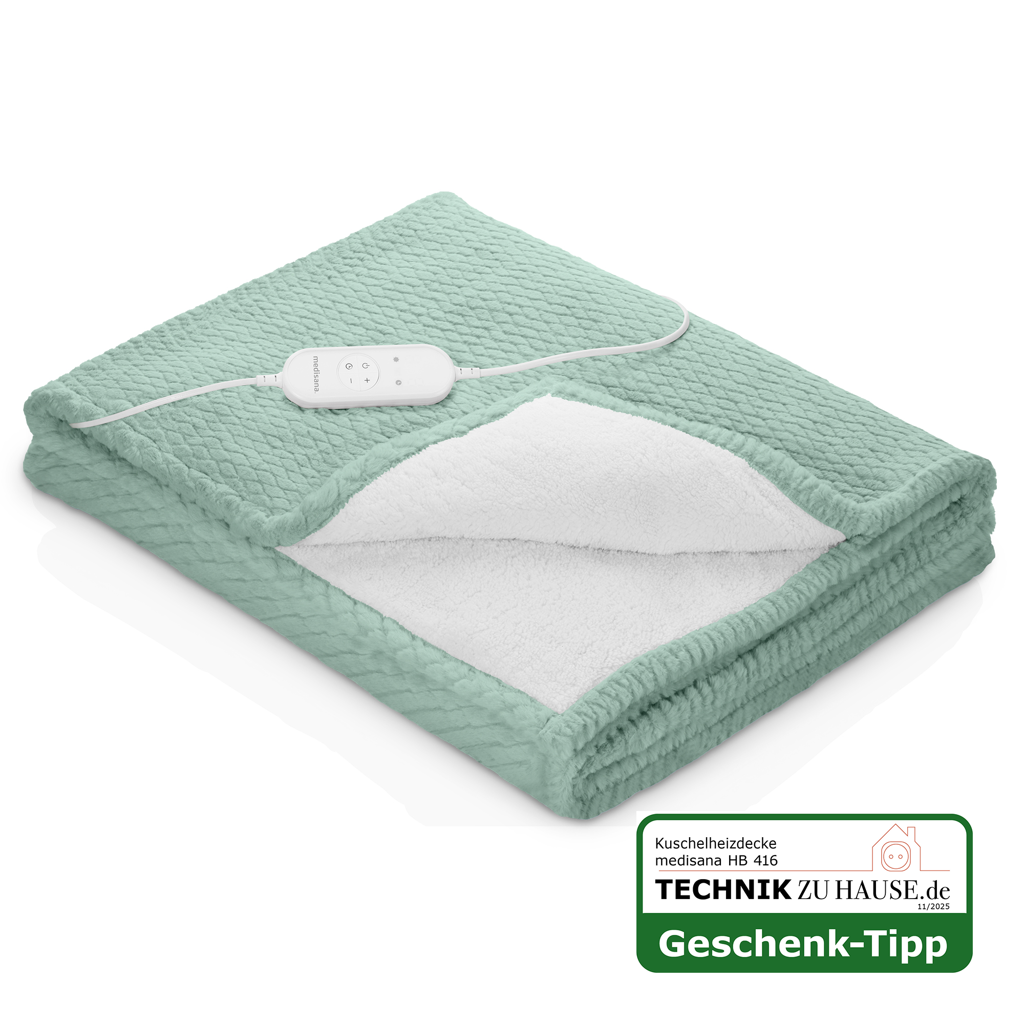 HB 417 | Kuschelheizdecke | salbeigrün