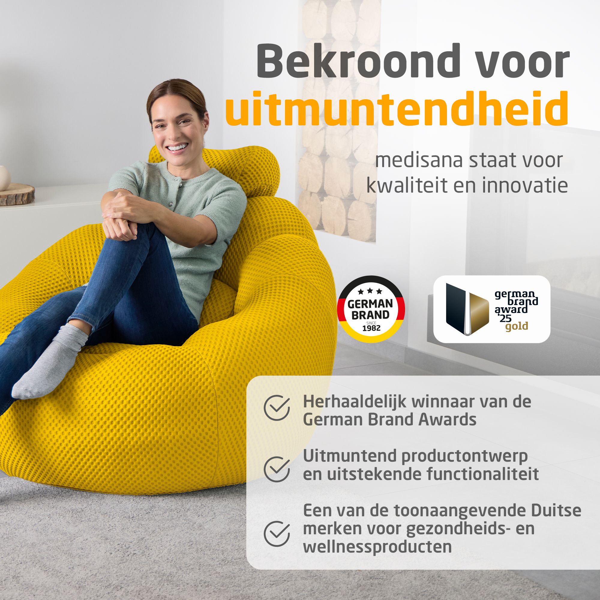 medisana RS 200 Bubble sofa - orange