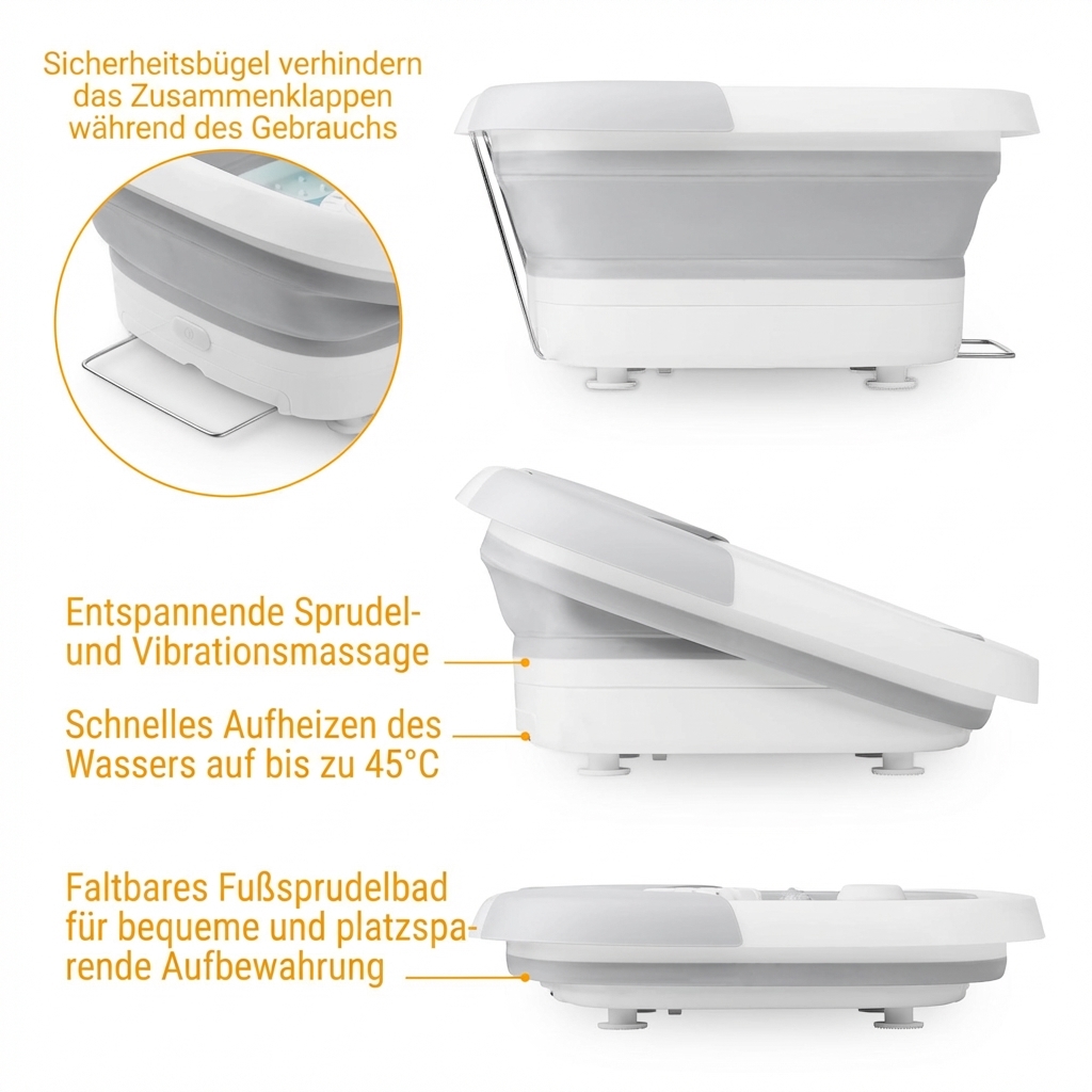 FS 886 | Faltbares Fußsprudelbad