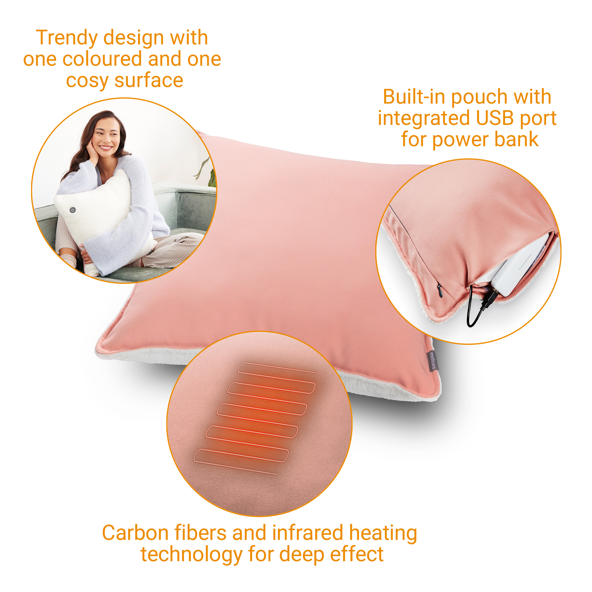 HC 100 | heating pad | pink