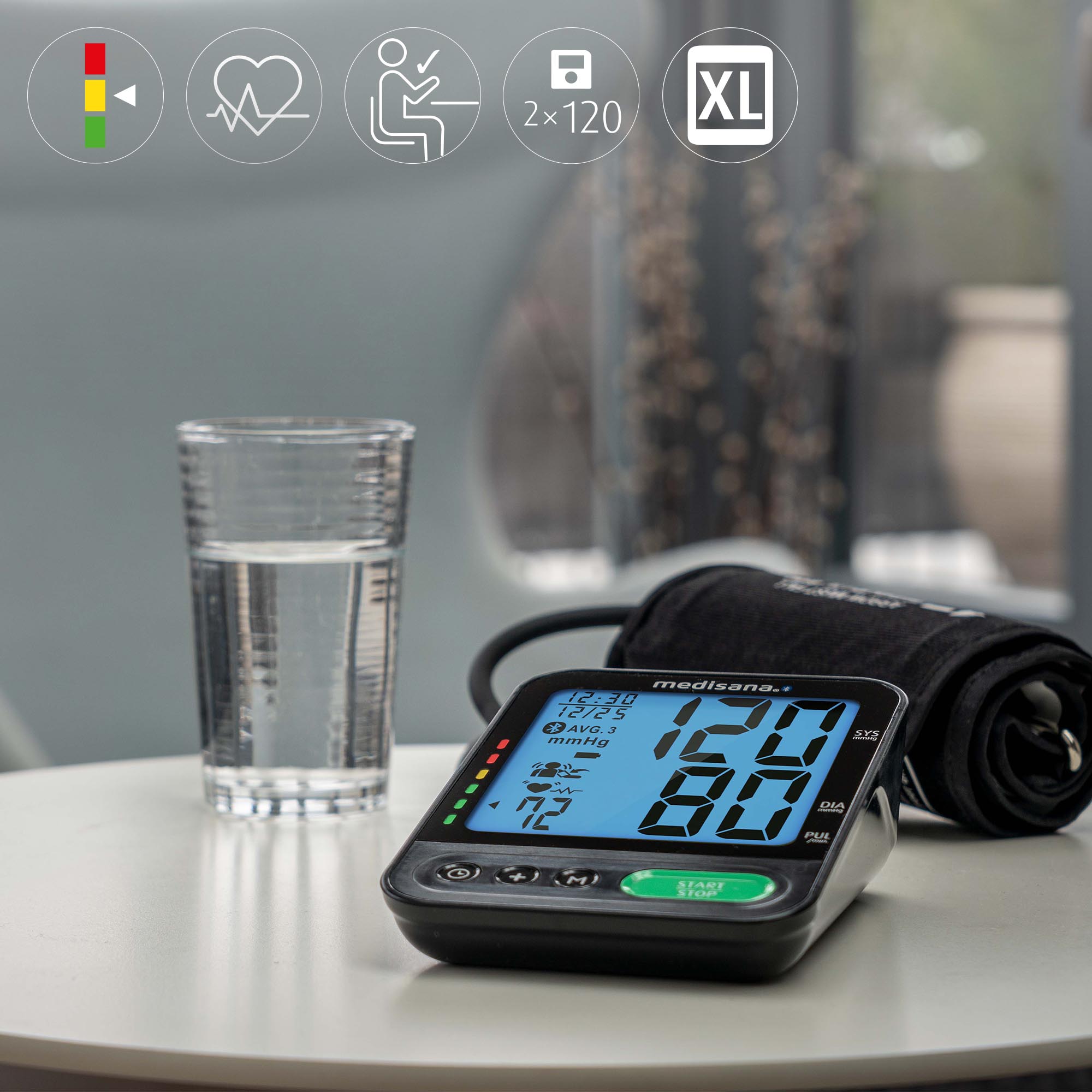 medisana BU 580 connect upper arm blood pressure monitor