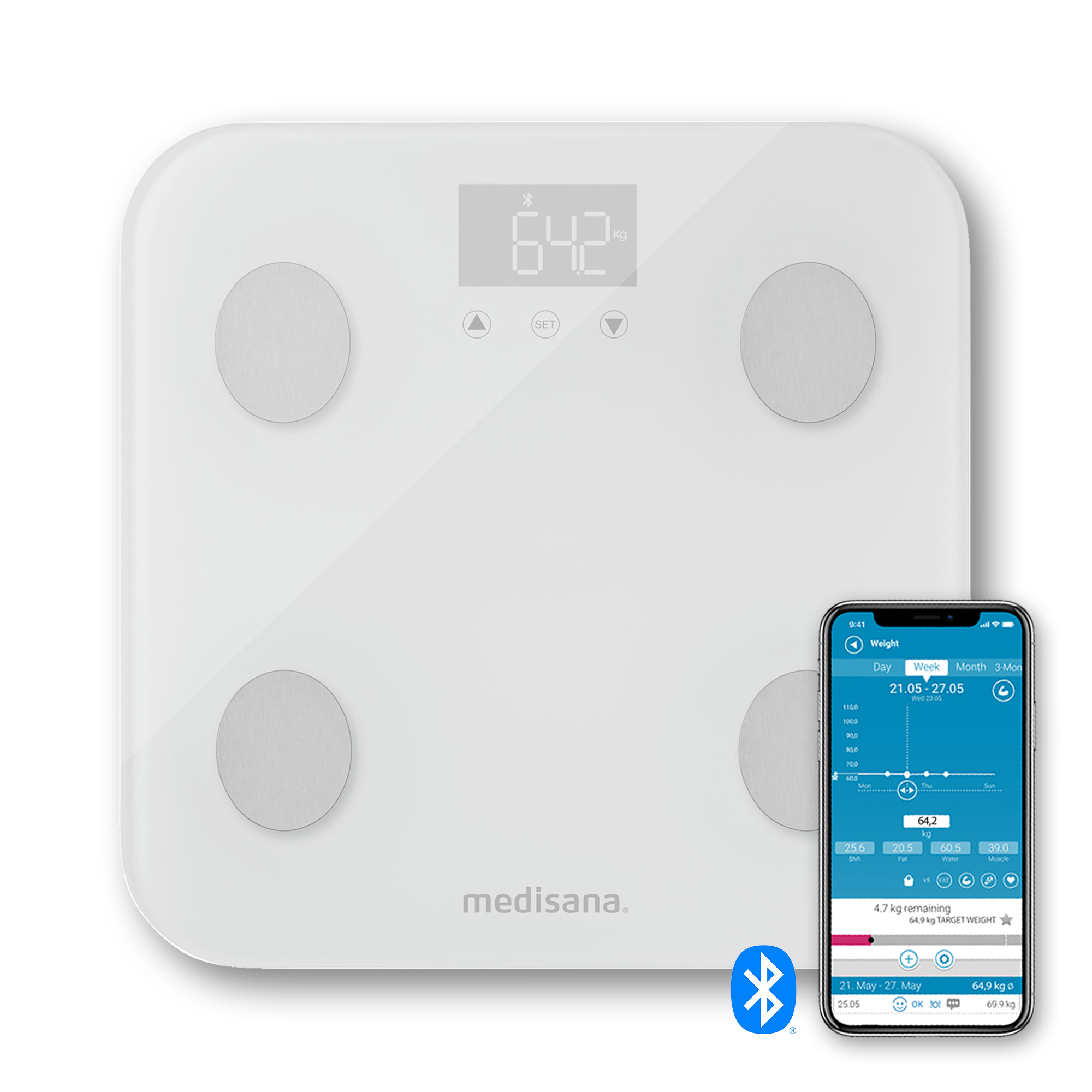 BS 600 connect | Wifi & Bluetooth Körperanalysewaage BS 600 connect | Wifi & Bluetooth Körperanalysewaage