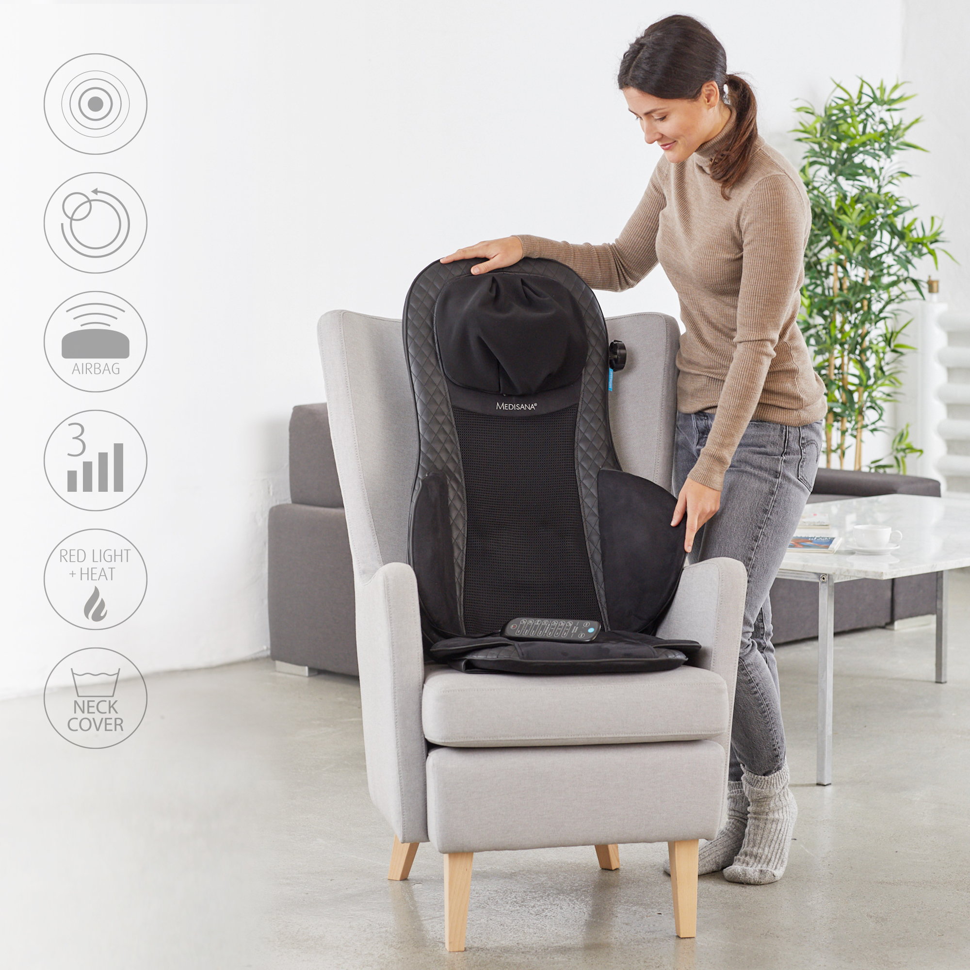 MCG 820 | Gel Shiatsu Acupressure Massage Seat Cushion