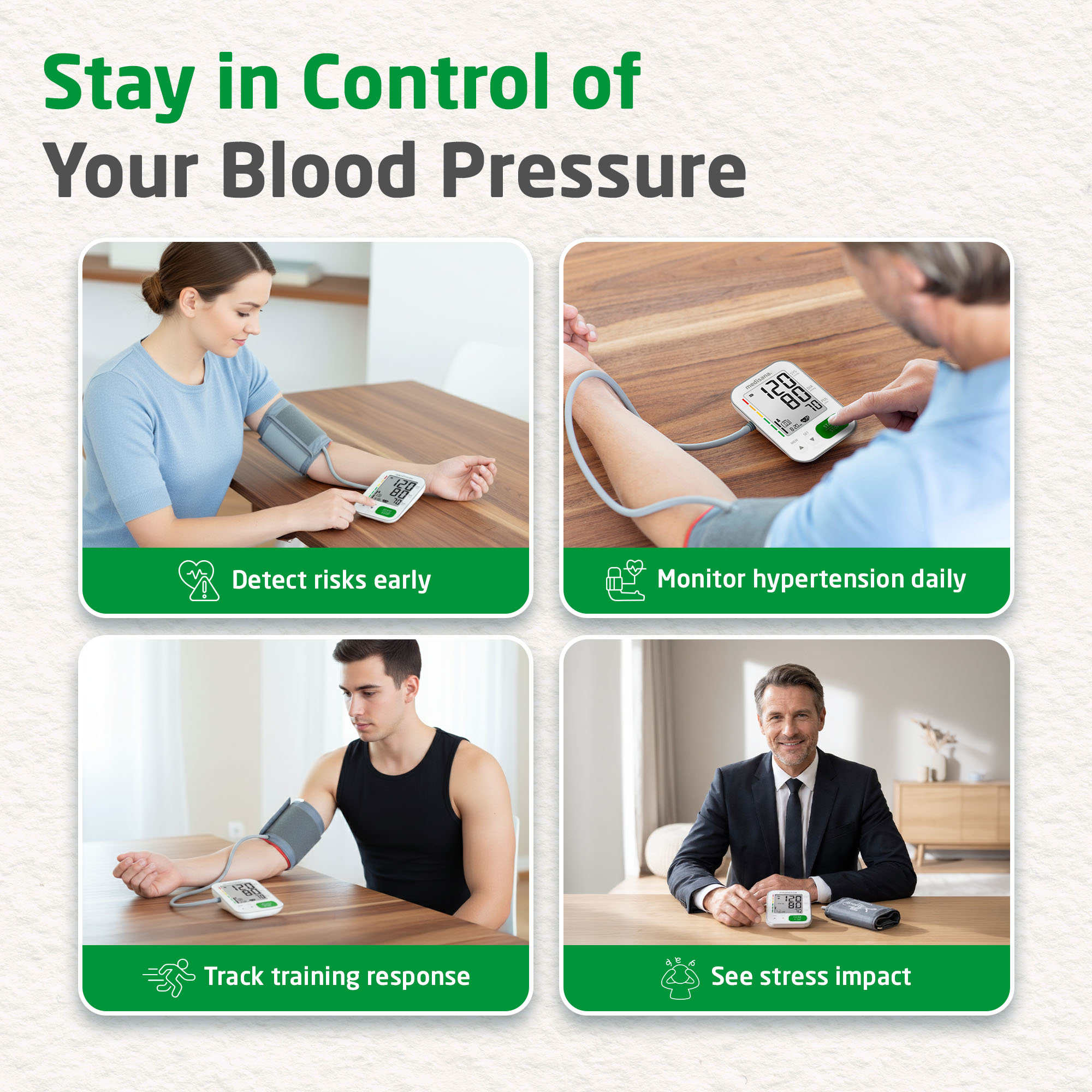 BU 566 | Upper-arm blood pressure monitor