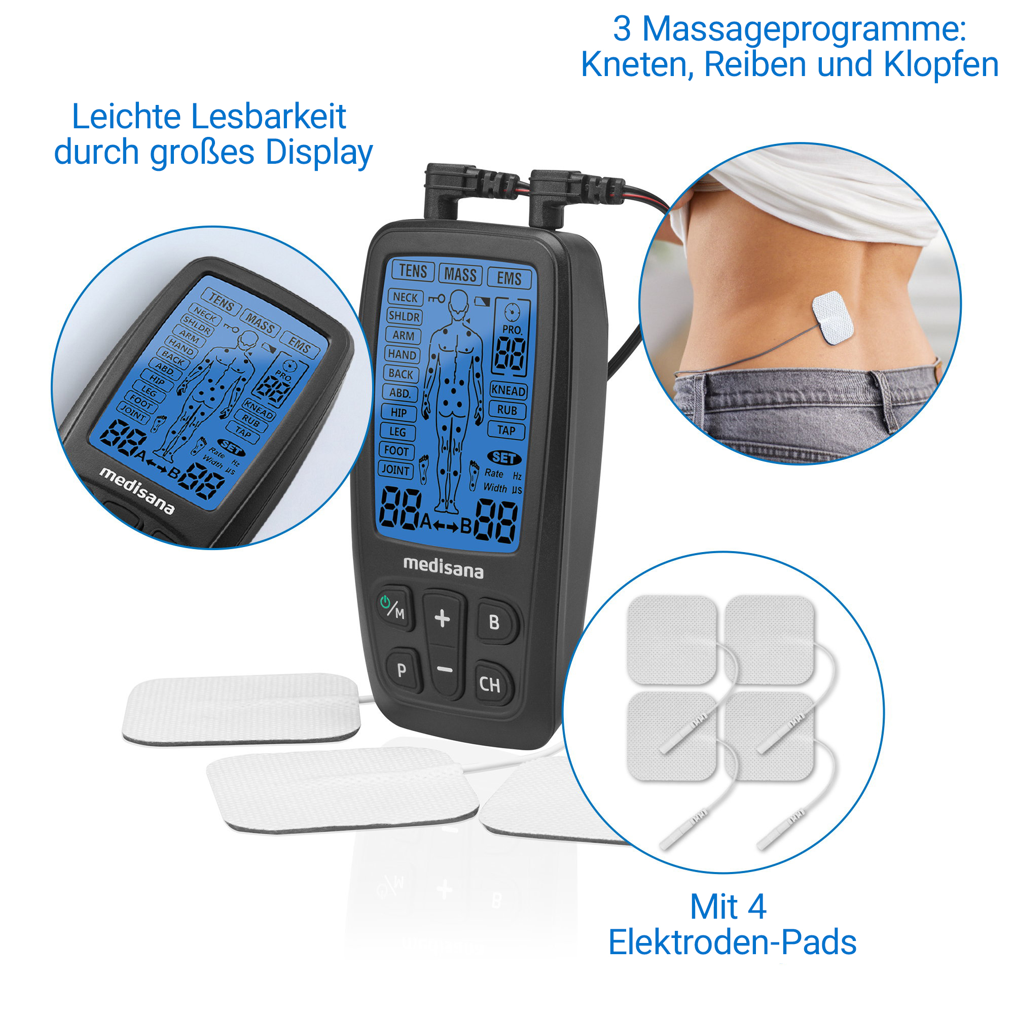 TT 205 | 3-in-1 Elektrotherapiegerät