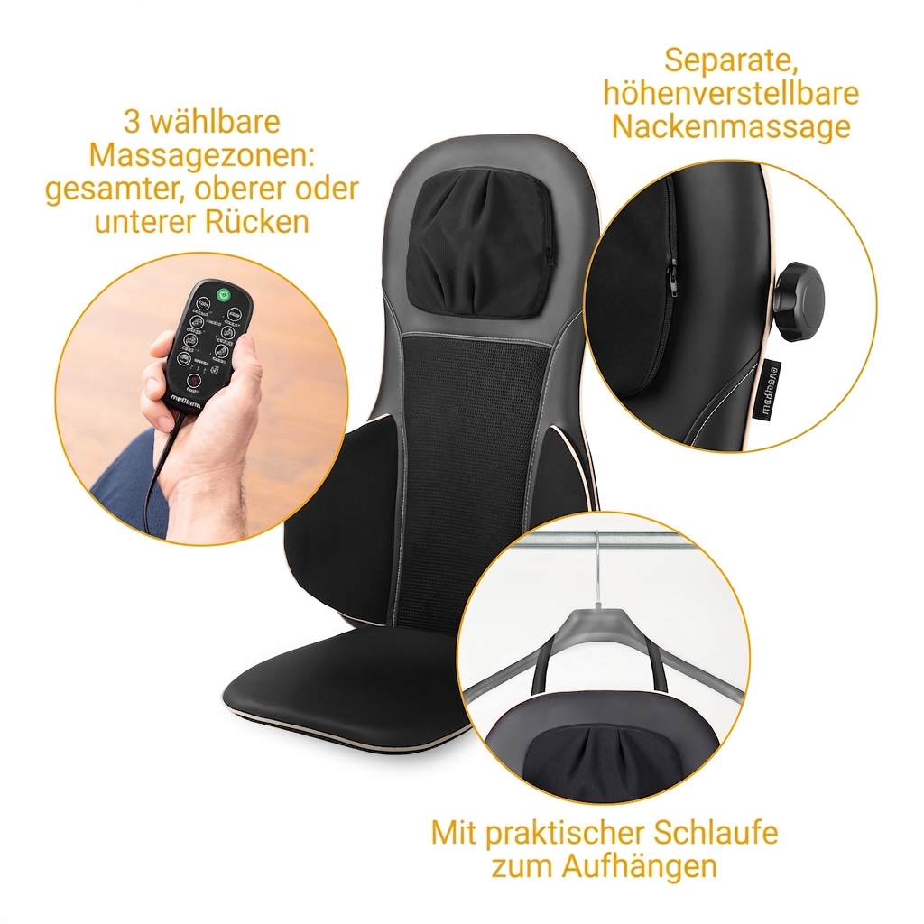 MC 825 | Shiatsu-Akupressur-Massagesitzauflage
