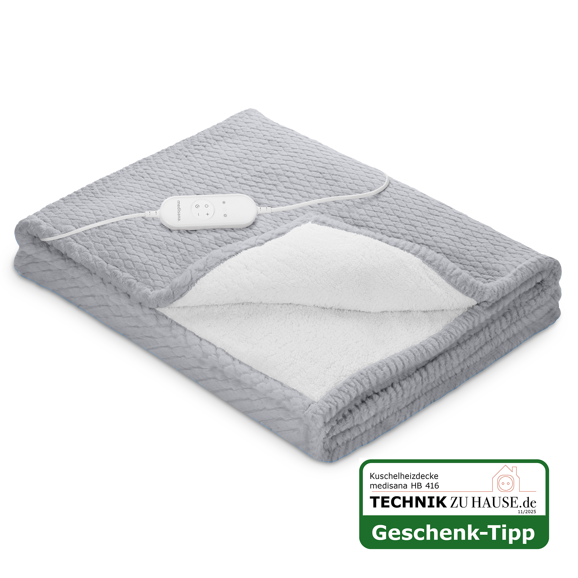 HB 416 | Kuschelheizdecke | hellgrau