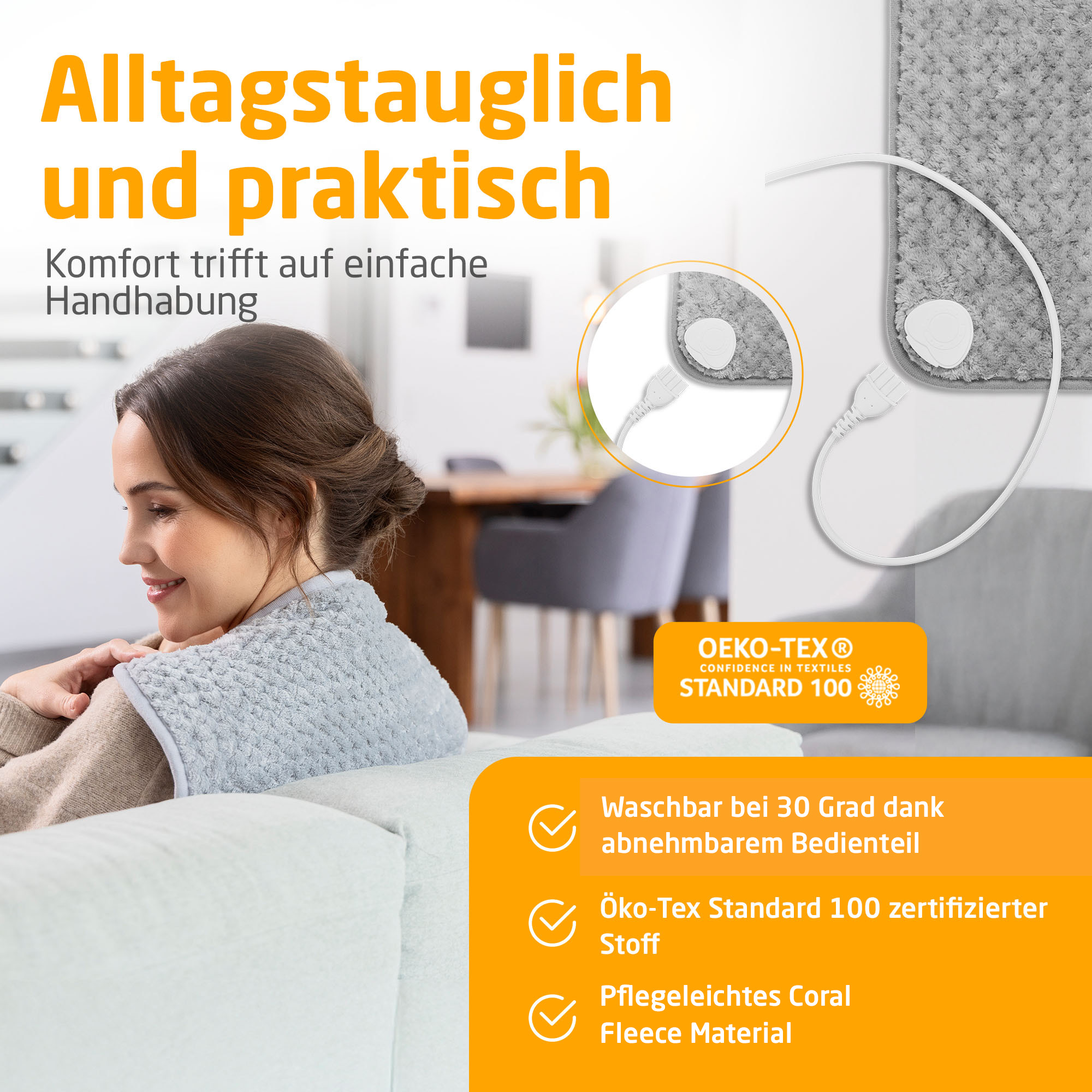 HP 516 | Heizkissen | hellgrau