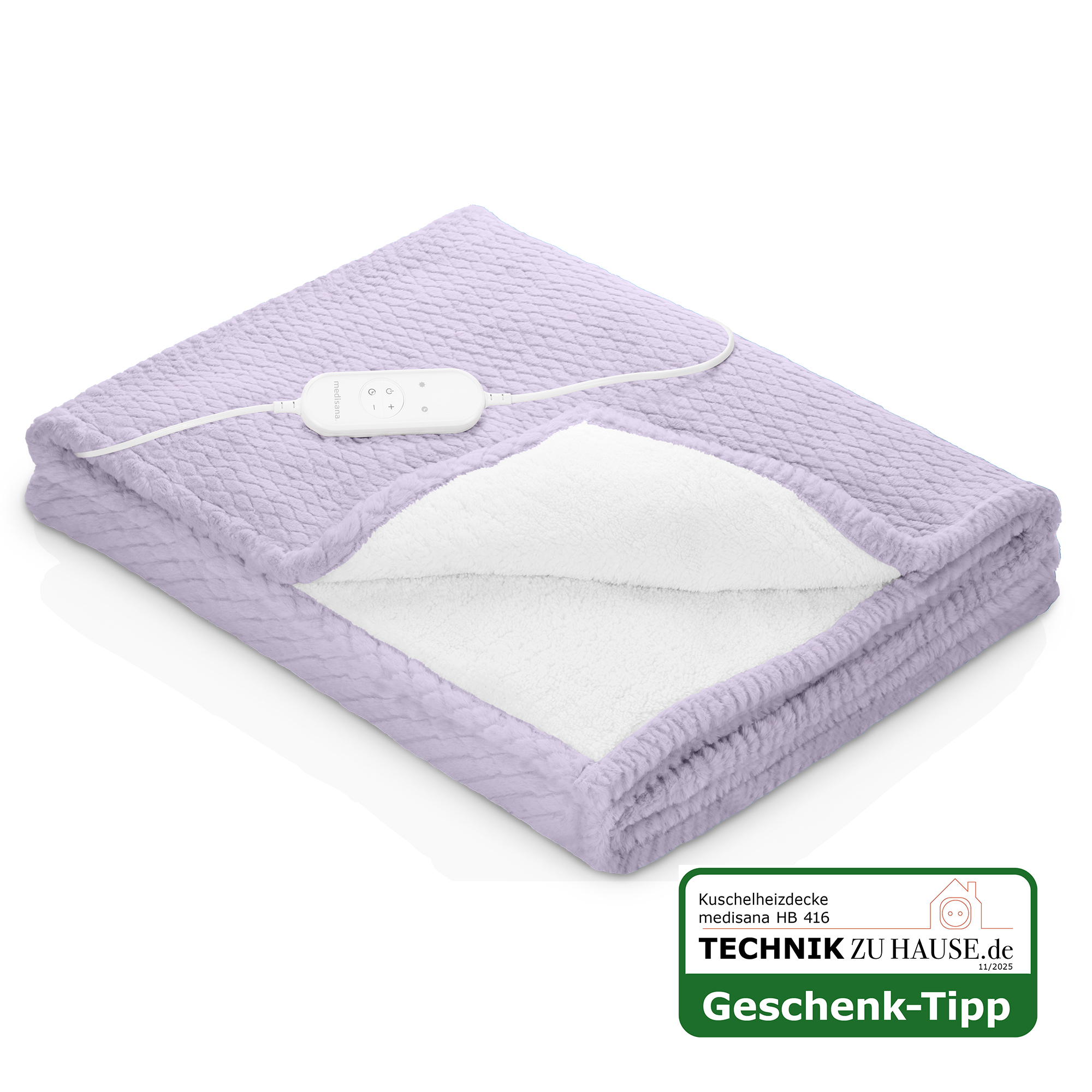 HB 418 | Kuschelheizdecke | zartlila