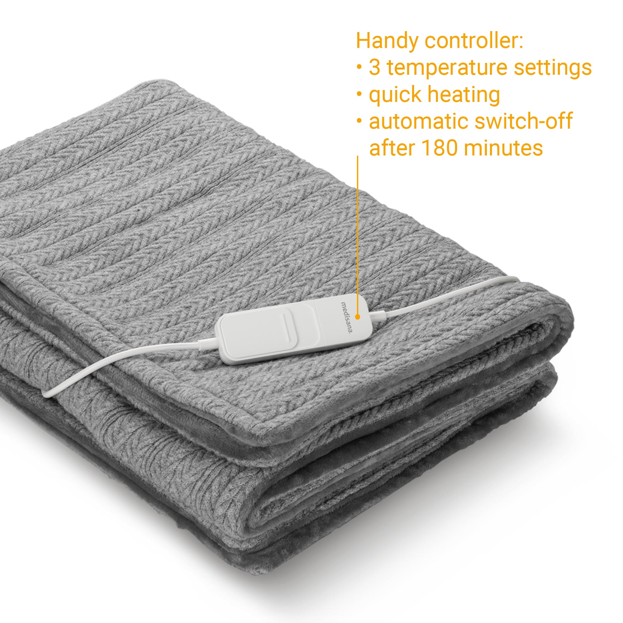 HB 680 | Knitted Cozy Heated Blanket