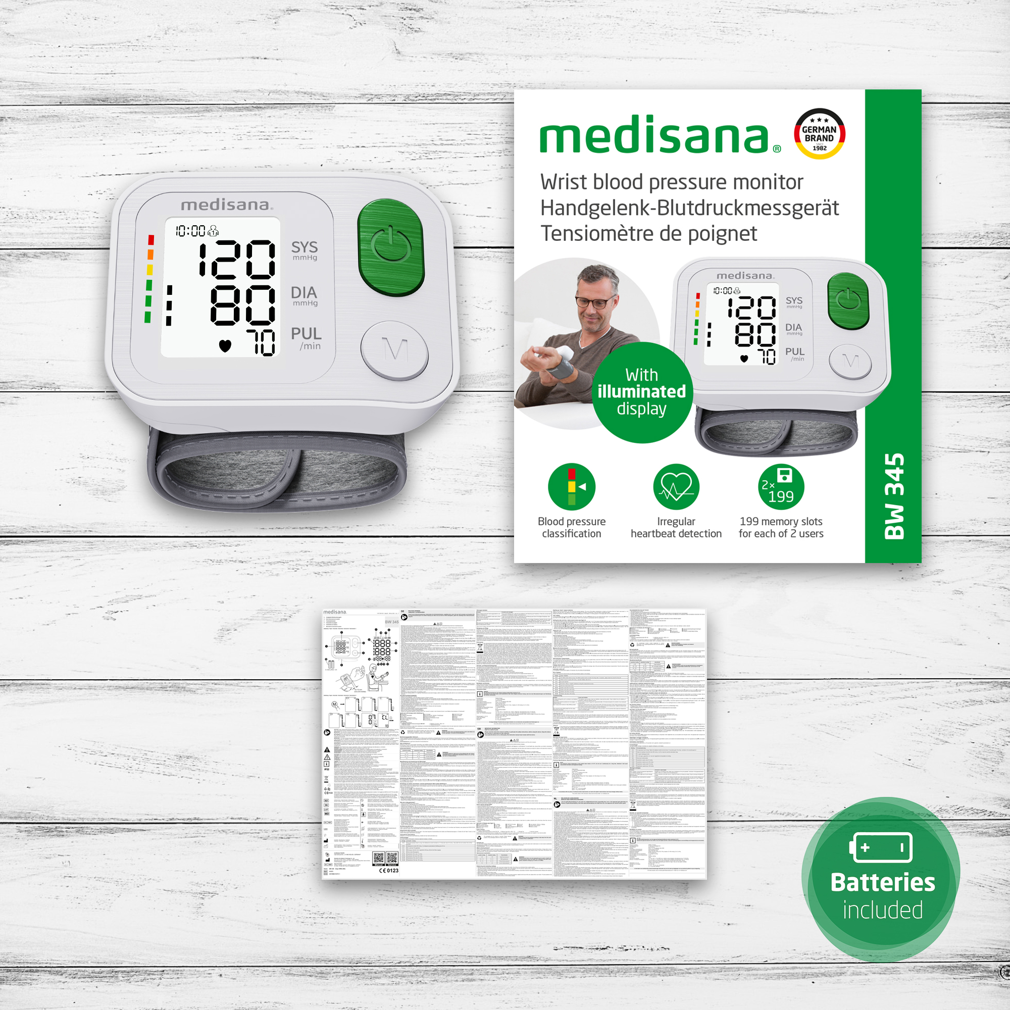 medisana RM 100 FFP2 mask - 10 pieces - white