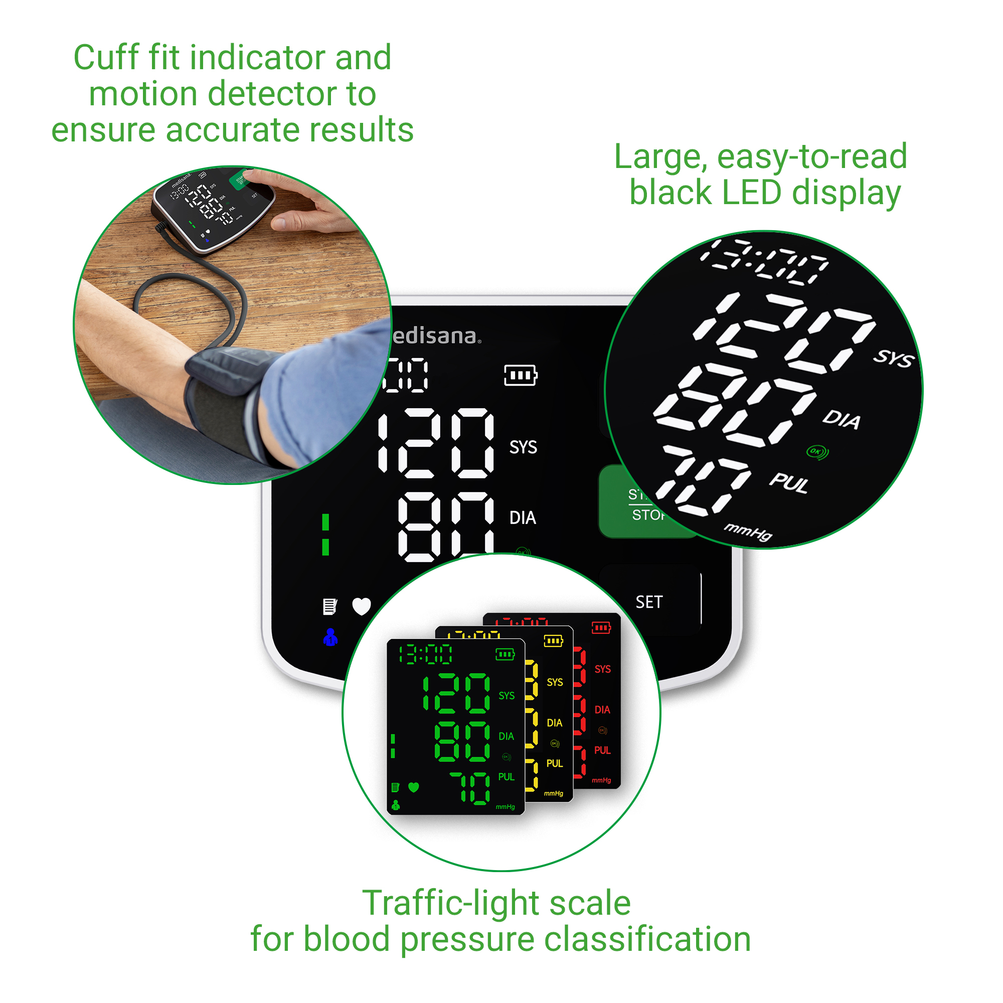 BU 520 | Upper-arm blood pressure monitor