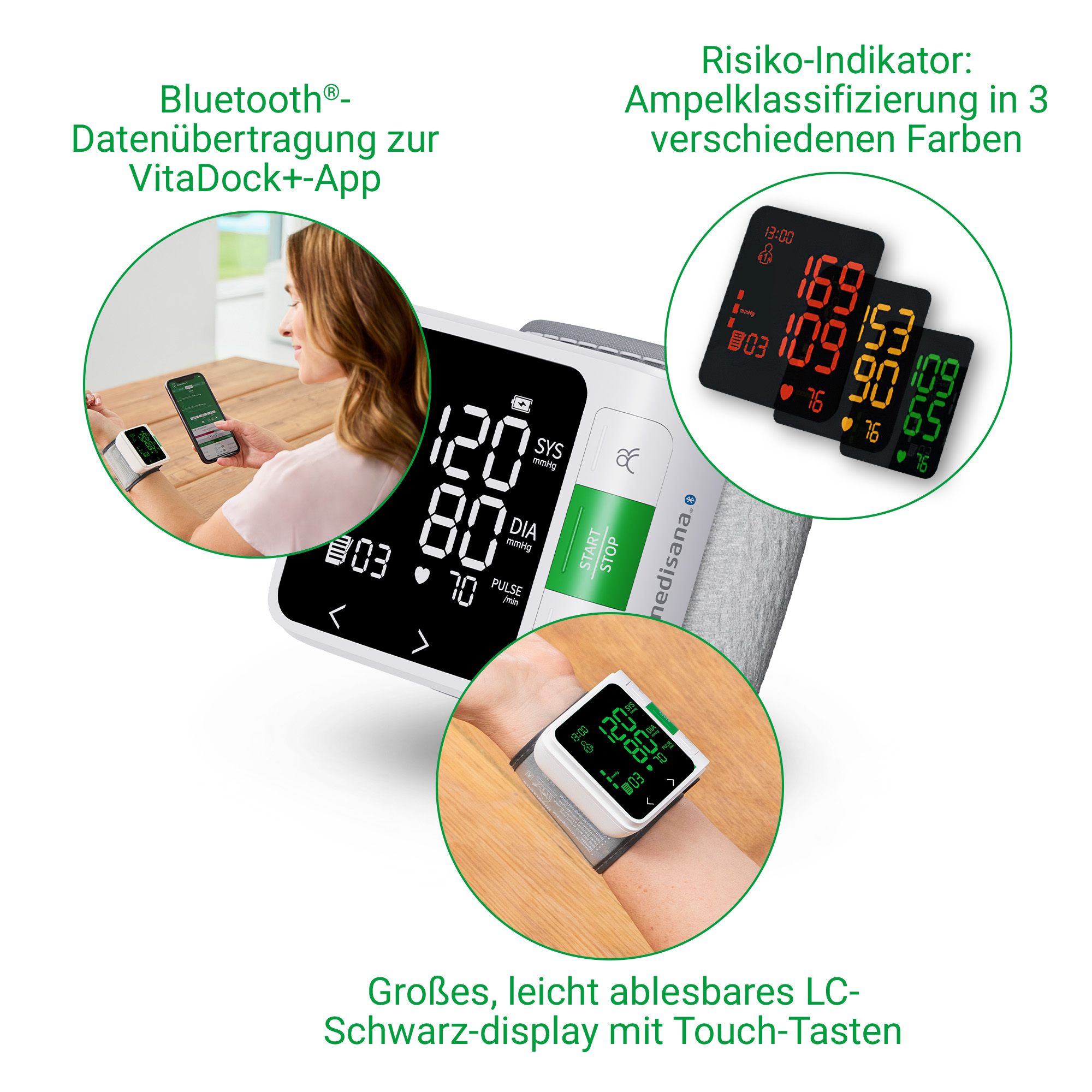 BW 360 connect | Handgelenk-Blutdruckmessgerät