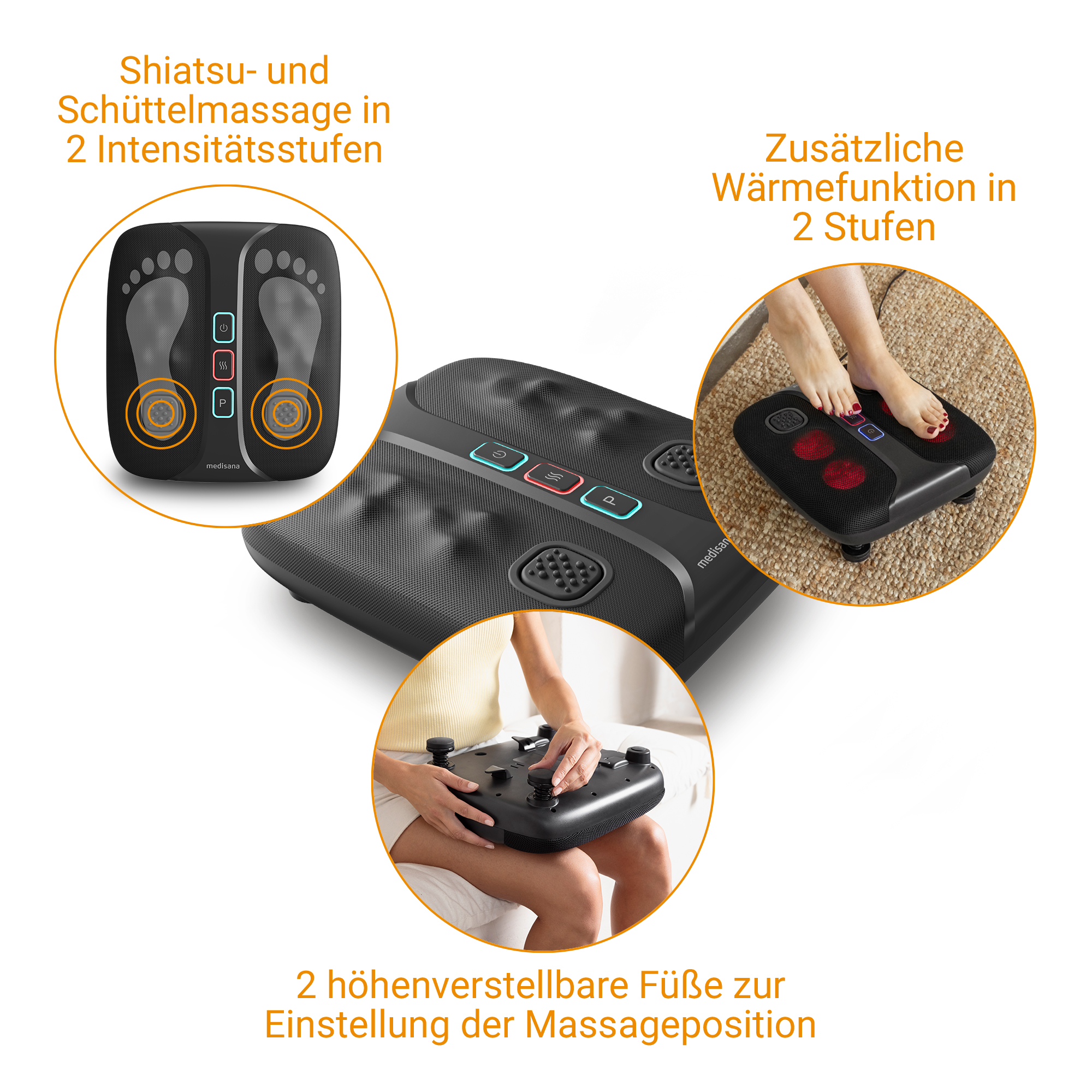 LM 100 | Energising 2in1 Fuß- und Beinmassagegerät