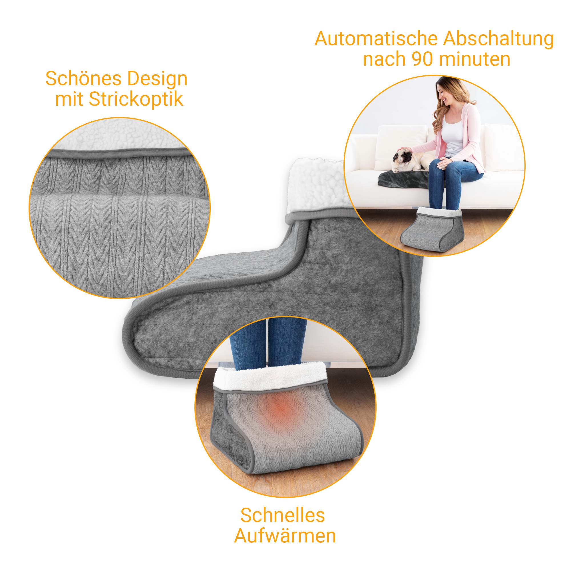FW 150 | Strick-Fußwärmer