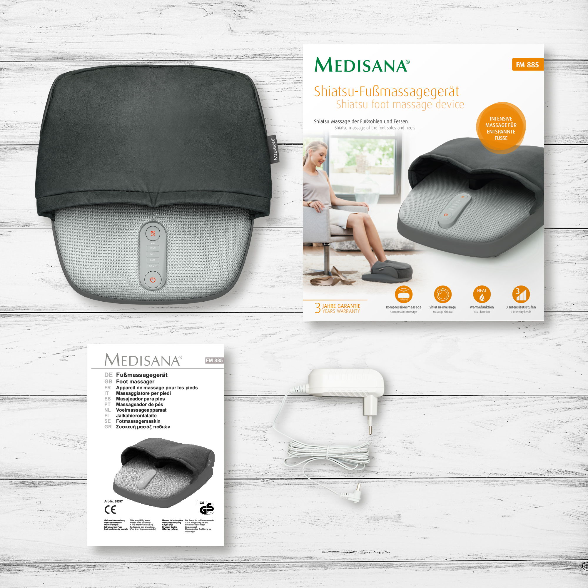 7c6f0c03e951b5c061cd89d5a206bd11 FM 885 | Shiatsu-Fußmassagegerät