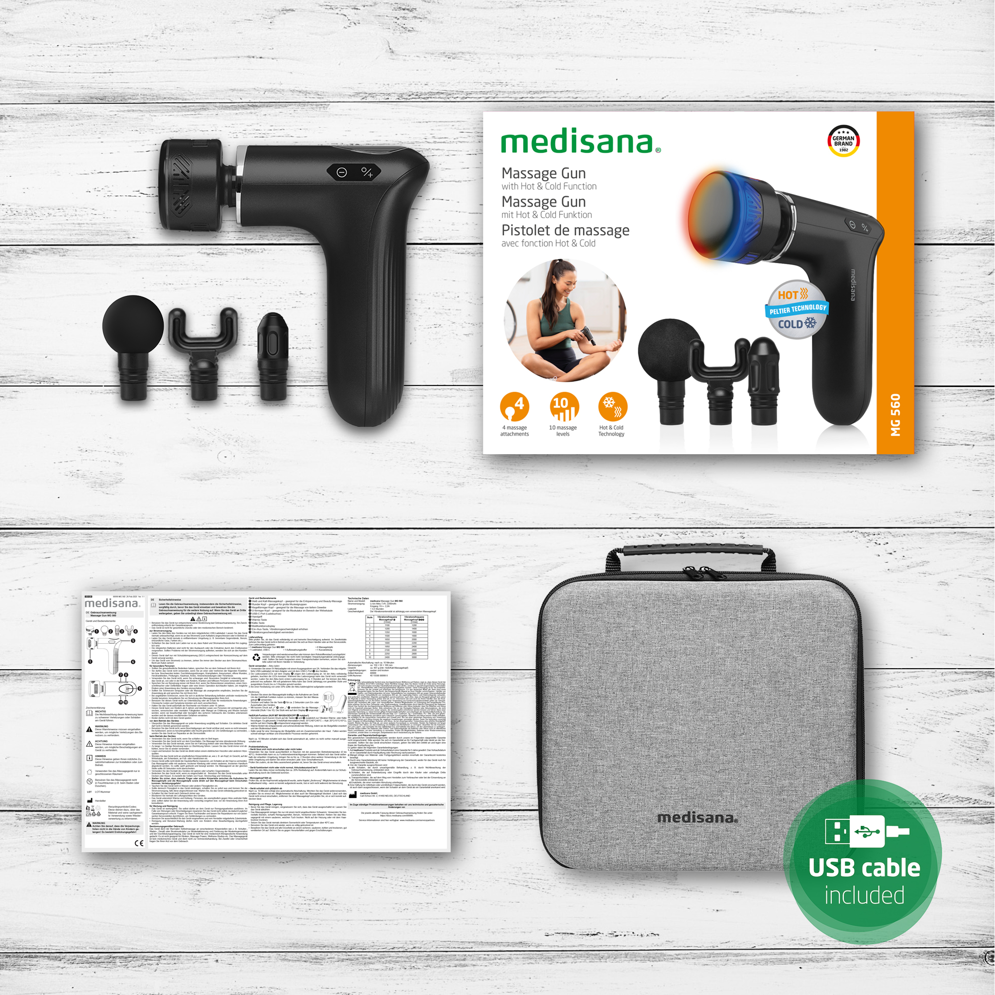 MG 560 | Hot & Cold Massagepistole
