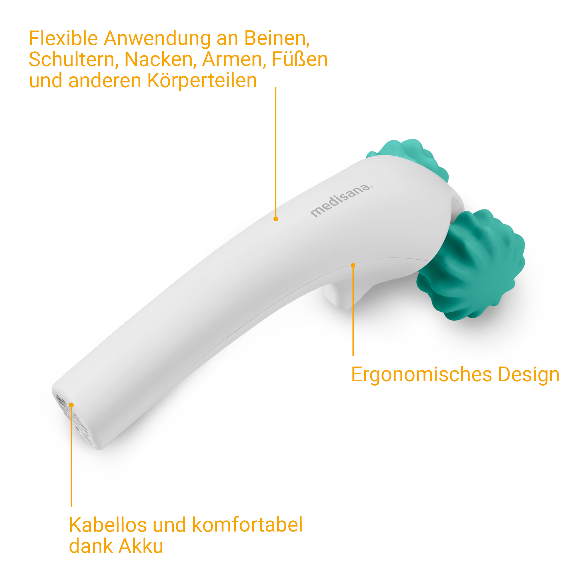 HM 630 | Handmassagegerät mit Rollen