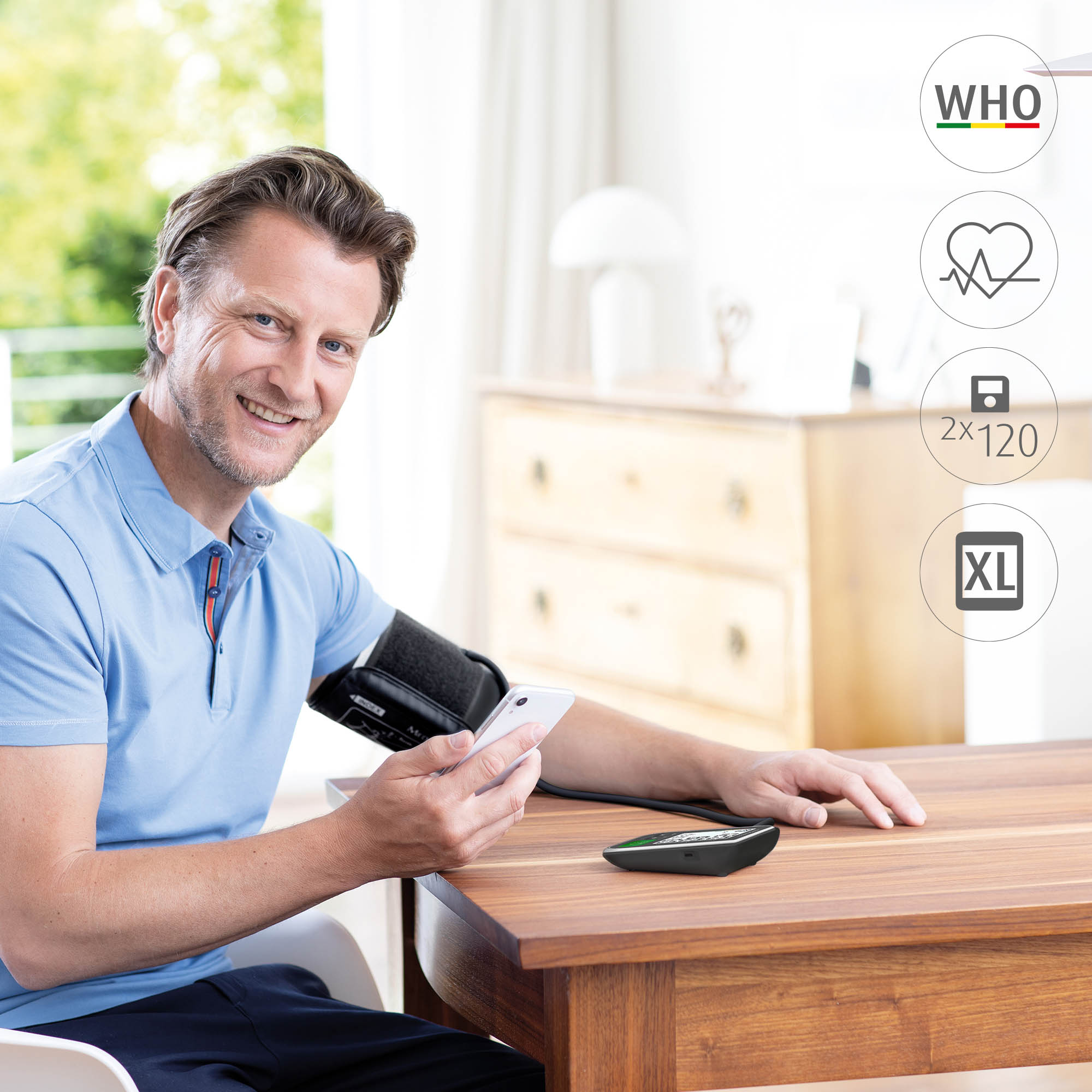 PhasedOut - medisana BU 570 Connect Oberarm-Blutdruckmessgerät Schwarz