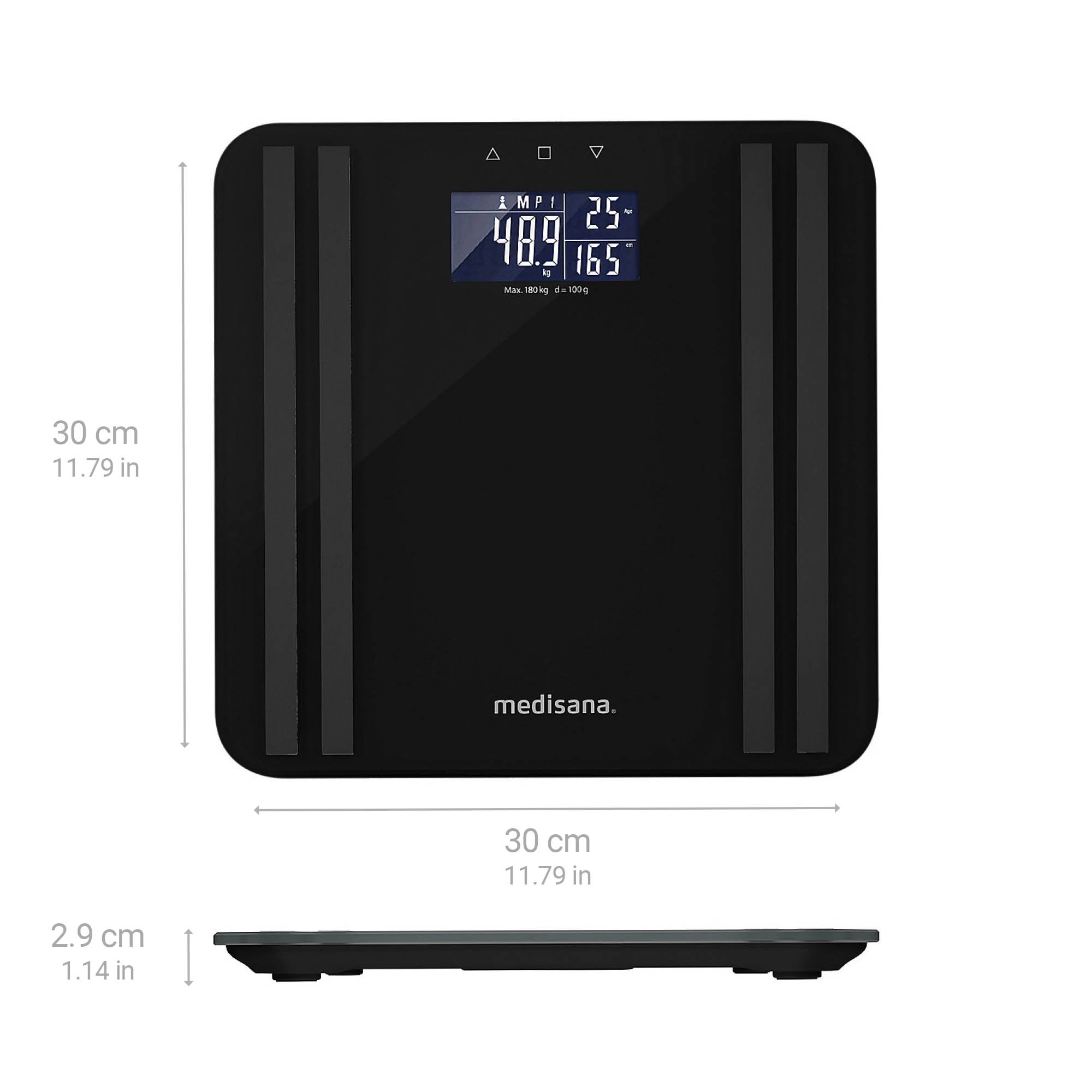 BS 465 black | Body Analysis Scale