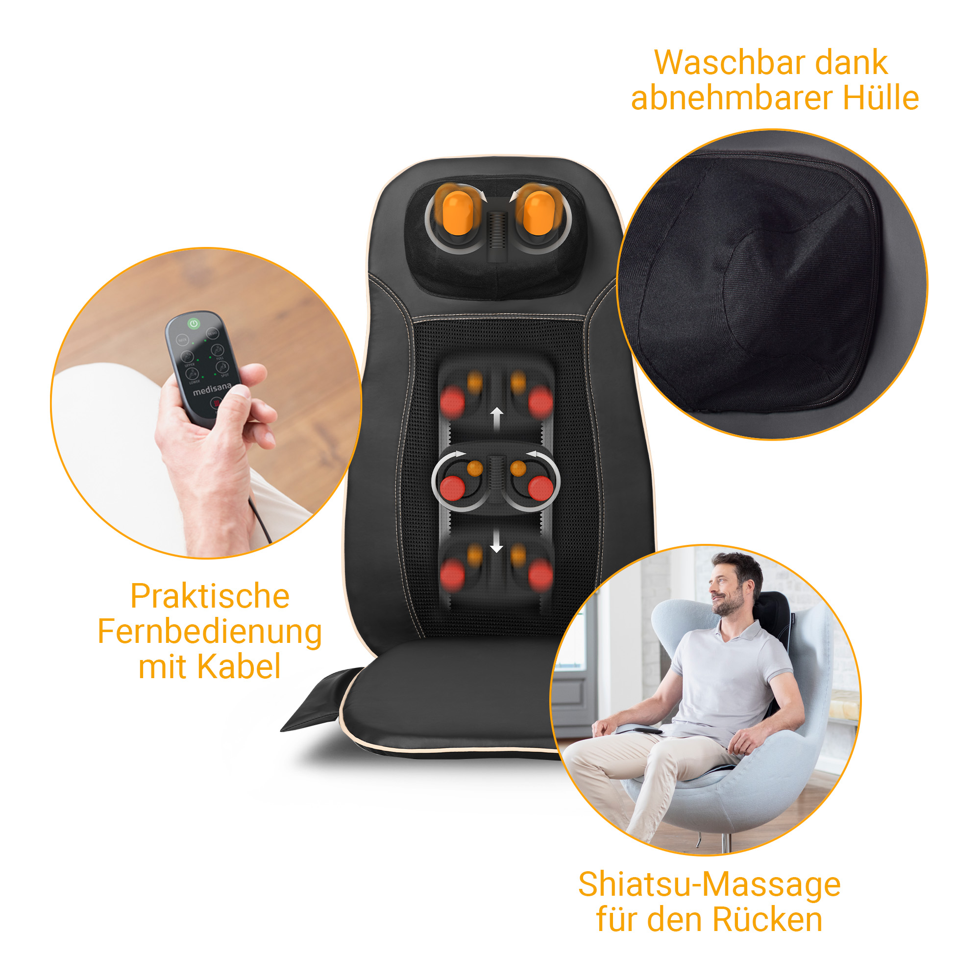 MCN | Shiatsu-Massagesitzauflage