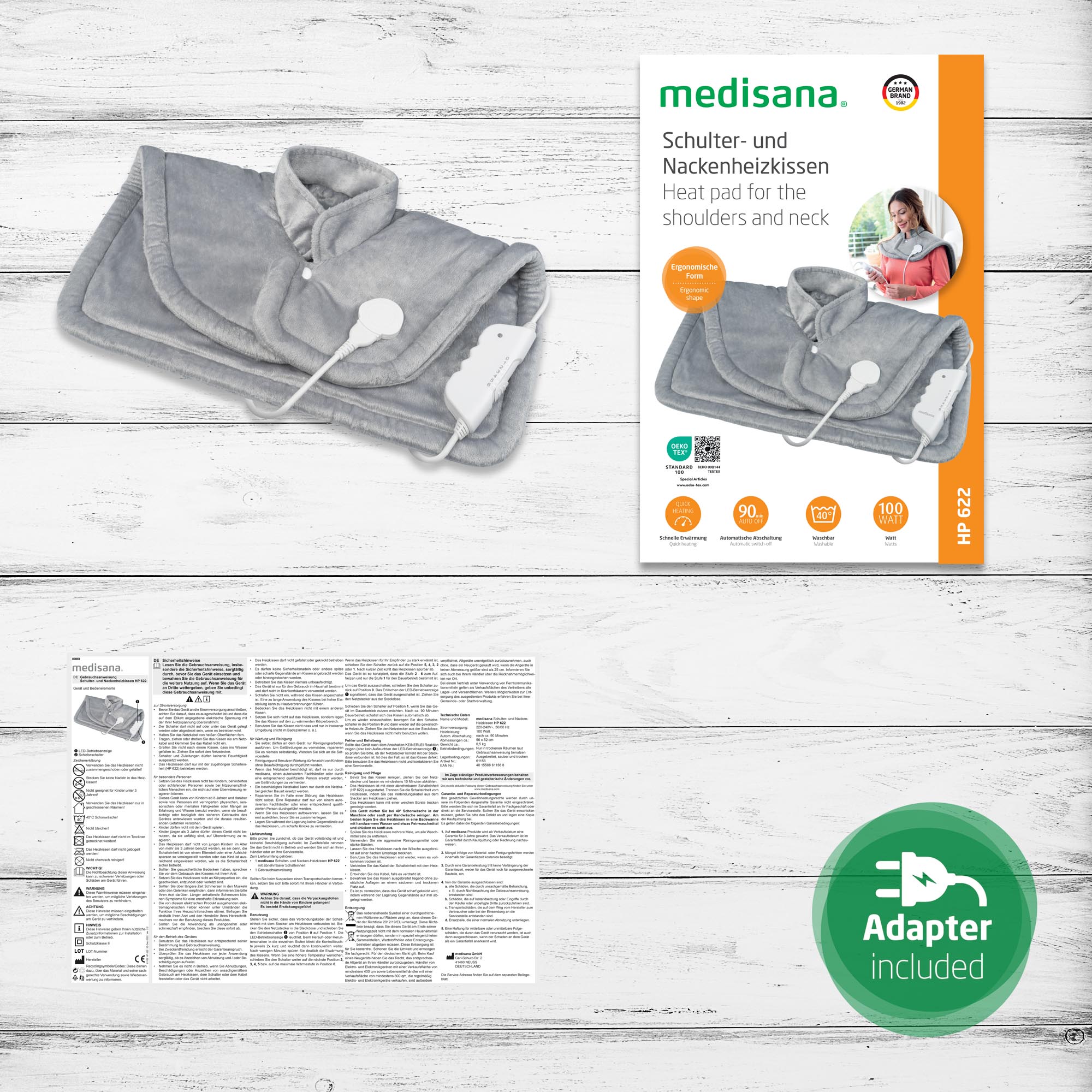 HP 622 | Shoulder and Neck Heating Pad
