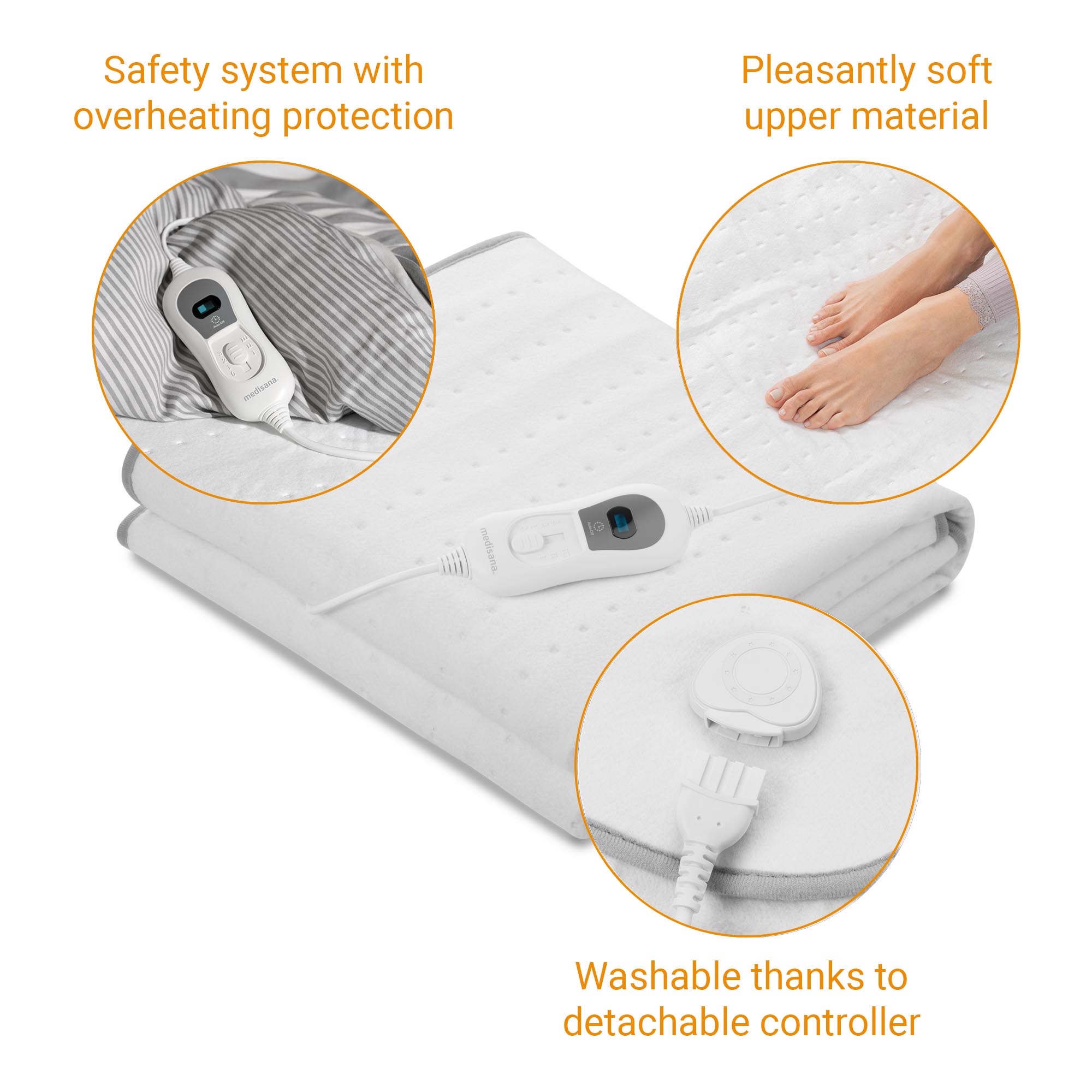 medisana HU 666 warming underblanket