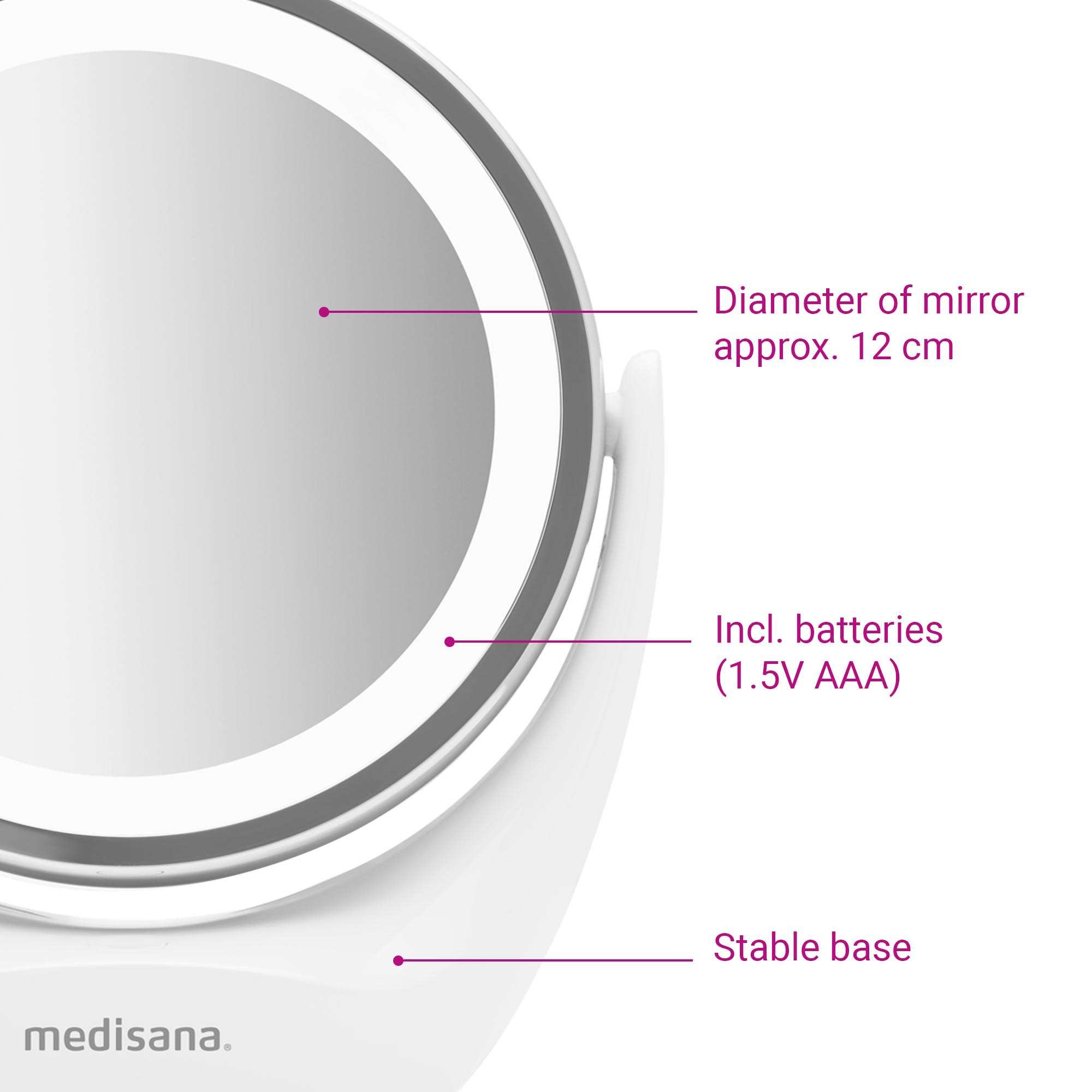 CM 835 | 2-in-1 Makeup Mirror