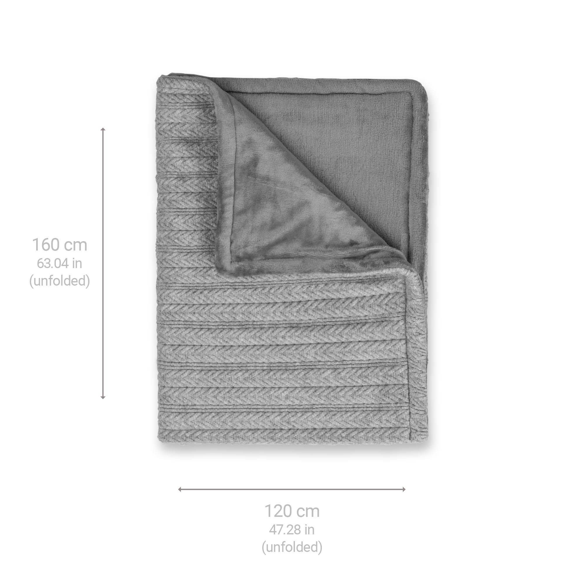 HB 680 | Knitted Cozy Heated Blanket