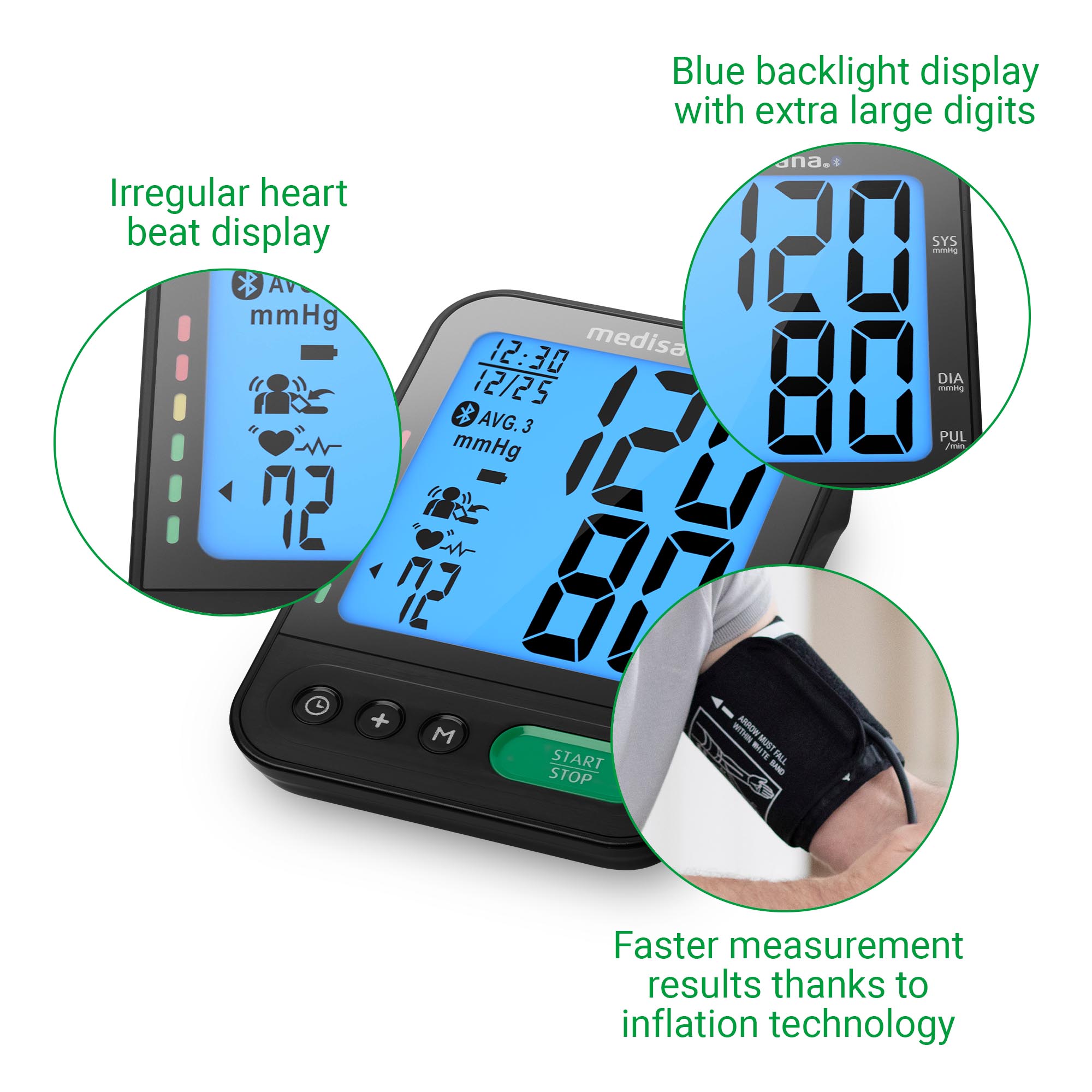 medisana BU 580 connect upper arm blood pressure monitor