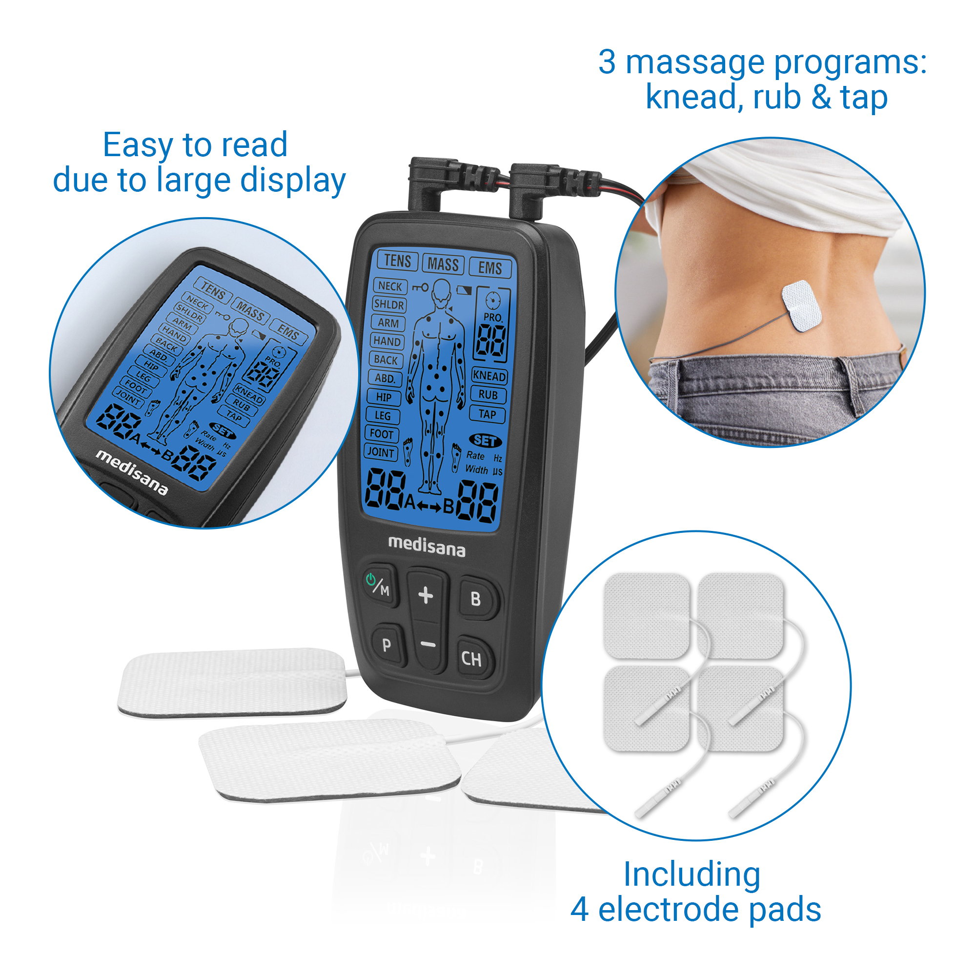 TT 205 | 3-in-1 Electrotherapy Device