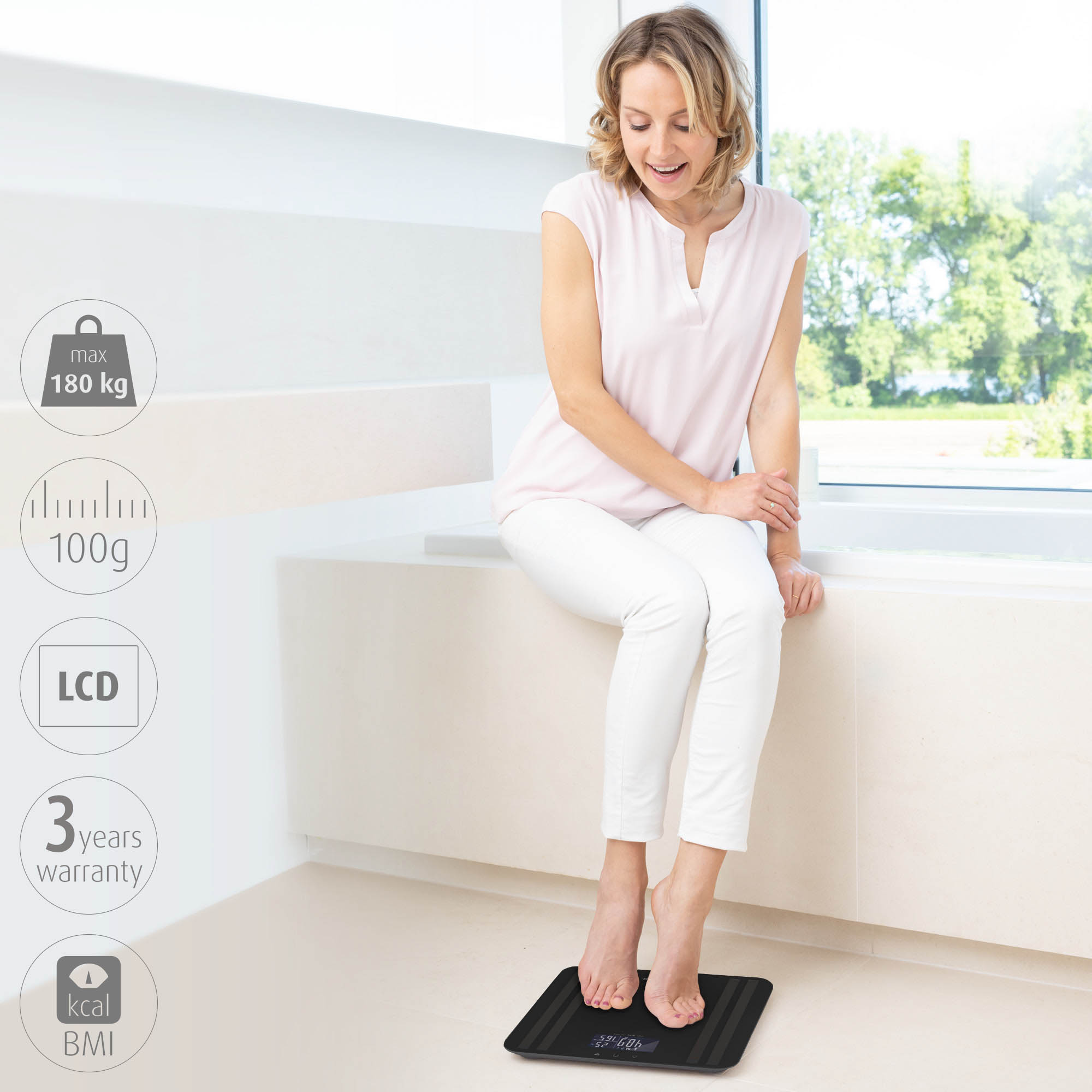 BS 465 black | Body Analysis Scale