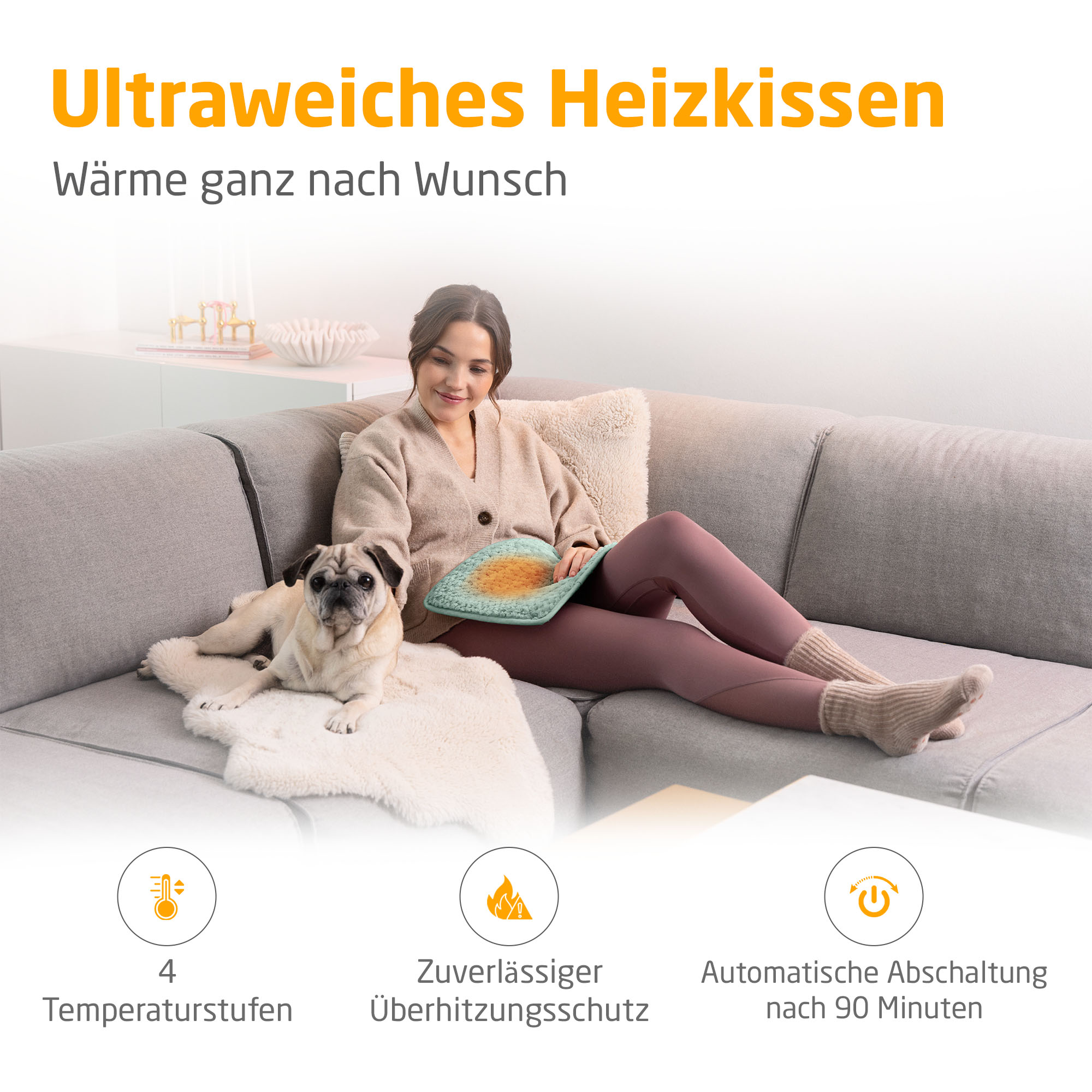 HP 517 | Heizkissen | salbeigrün