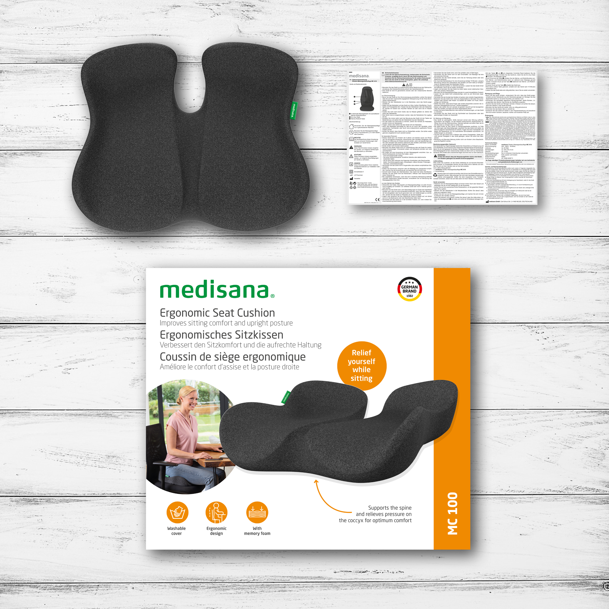 MC 100 | Ergonomisches Sitzkissen