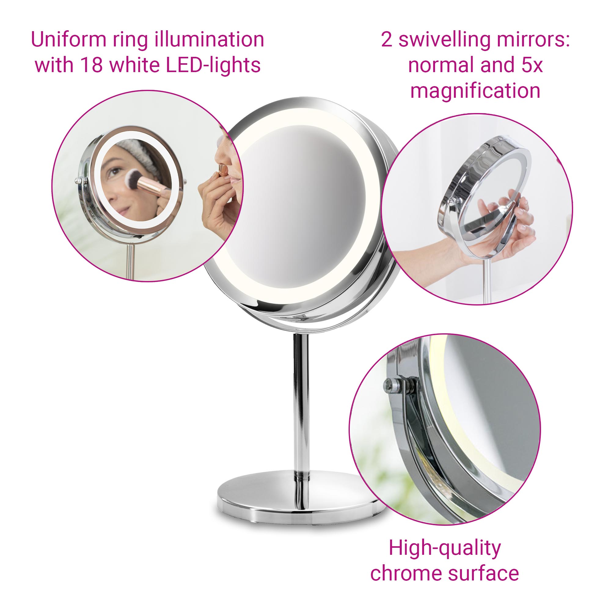 CM 840 | 2-in-1 Makeup Mirror