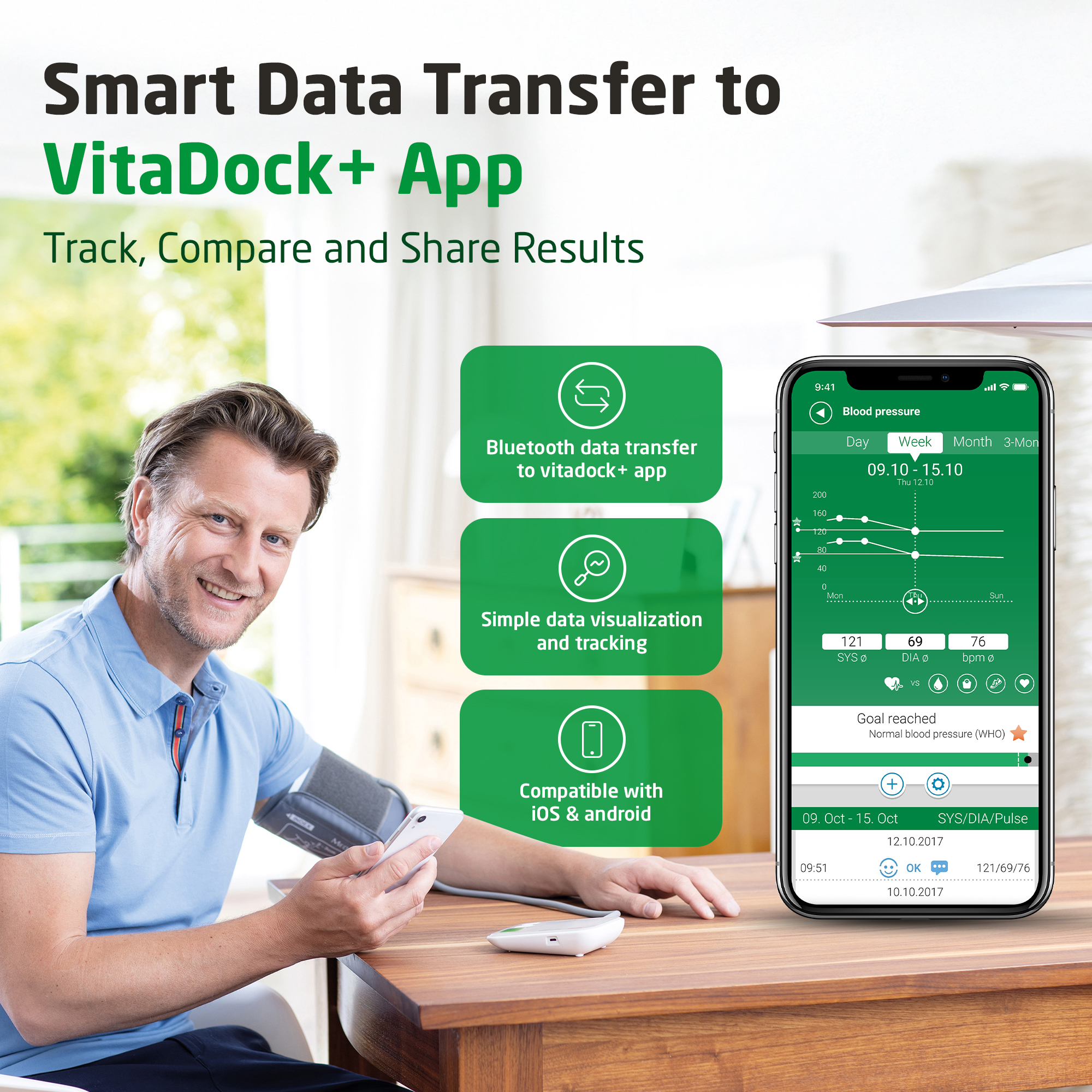 BU 572 connect | Upper arm blood pressure monitor