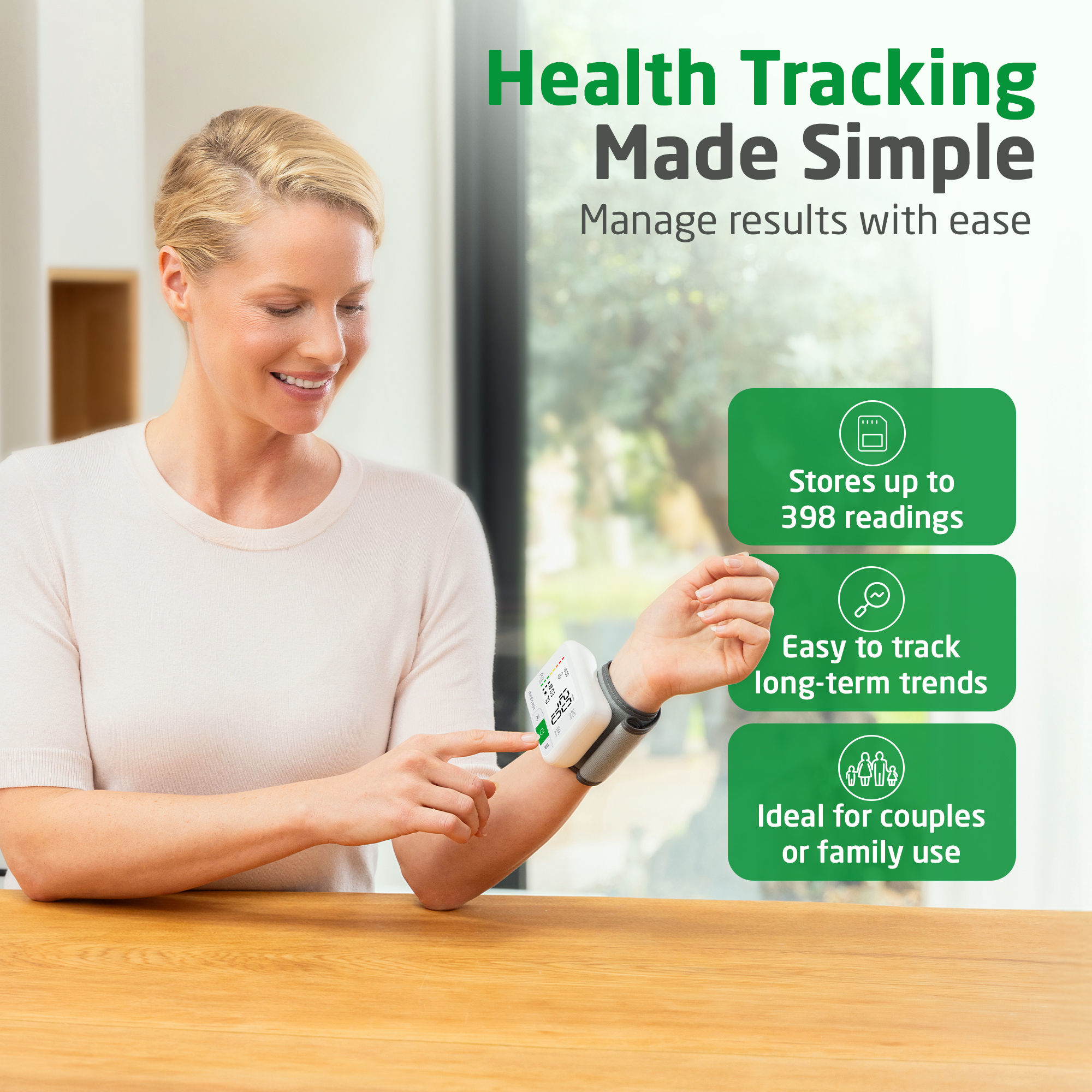 BW 355 | Wrist Blood Pressure Monitor