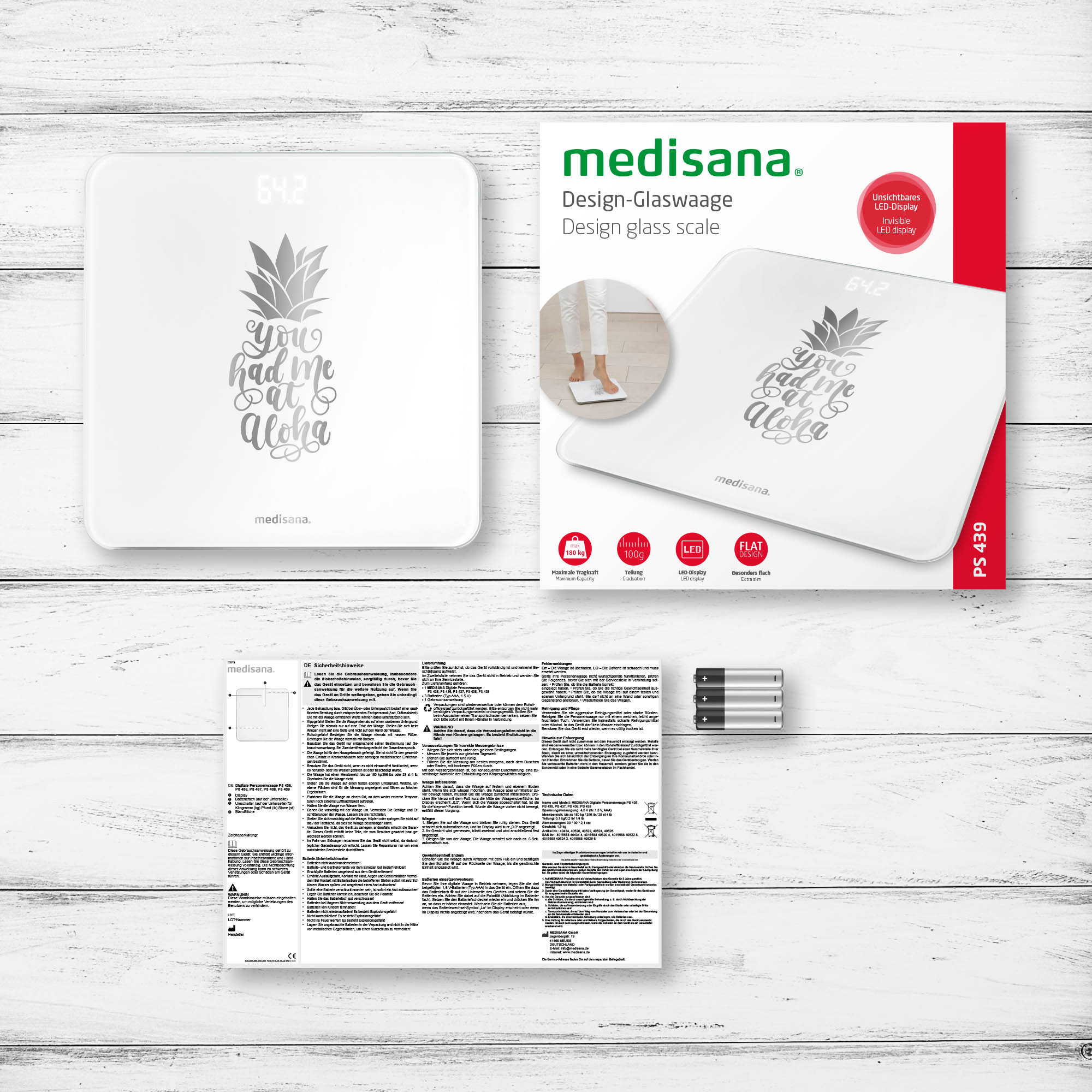 PhasedOut - medisana PS 439 Personenwaage