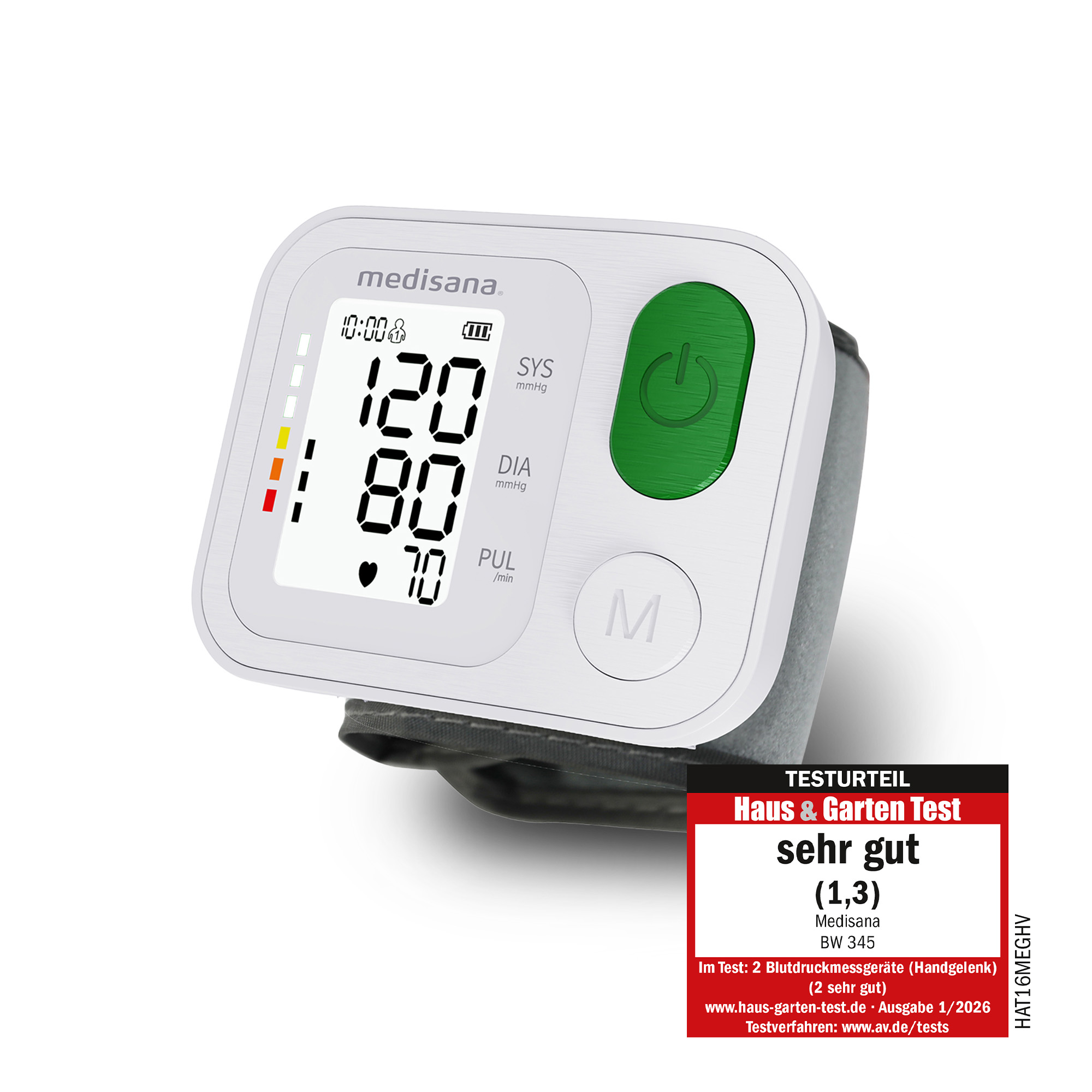BW 345 | Handgelenk-Blutdruckmessgerät