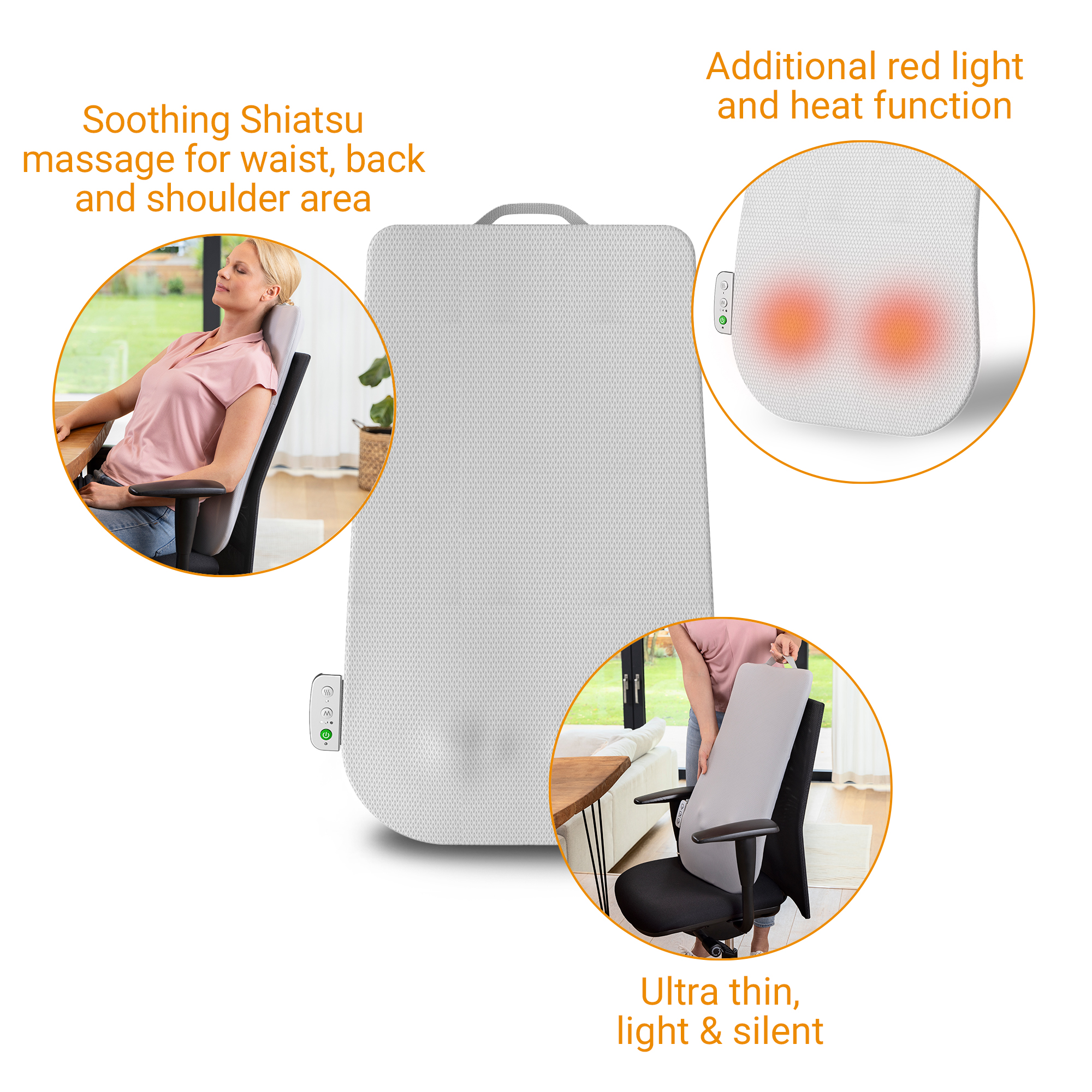 MC 600 | Shiatsu-Rückenmassagegerät
