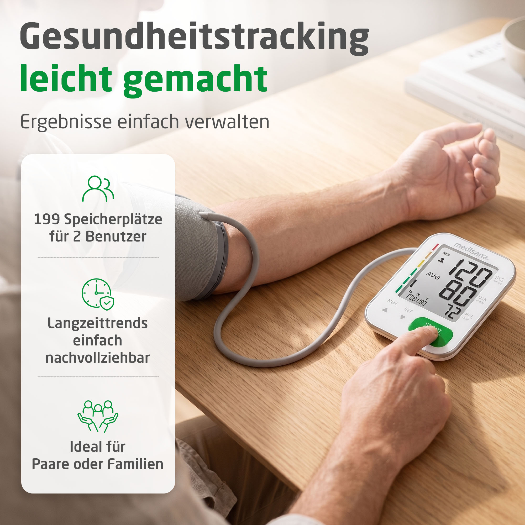 BU 566 | Oberarm-Blutdruckmessgerät
