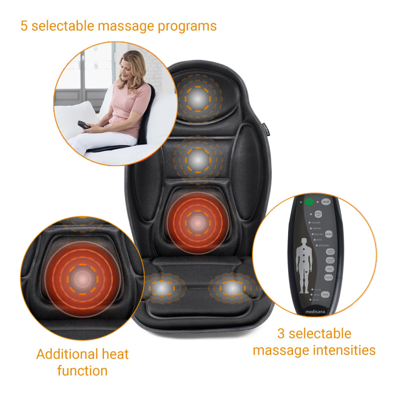Auto KFZ Ladekabel für Massage-Sitzauflage Ecomed / Medisana / Snaili