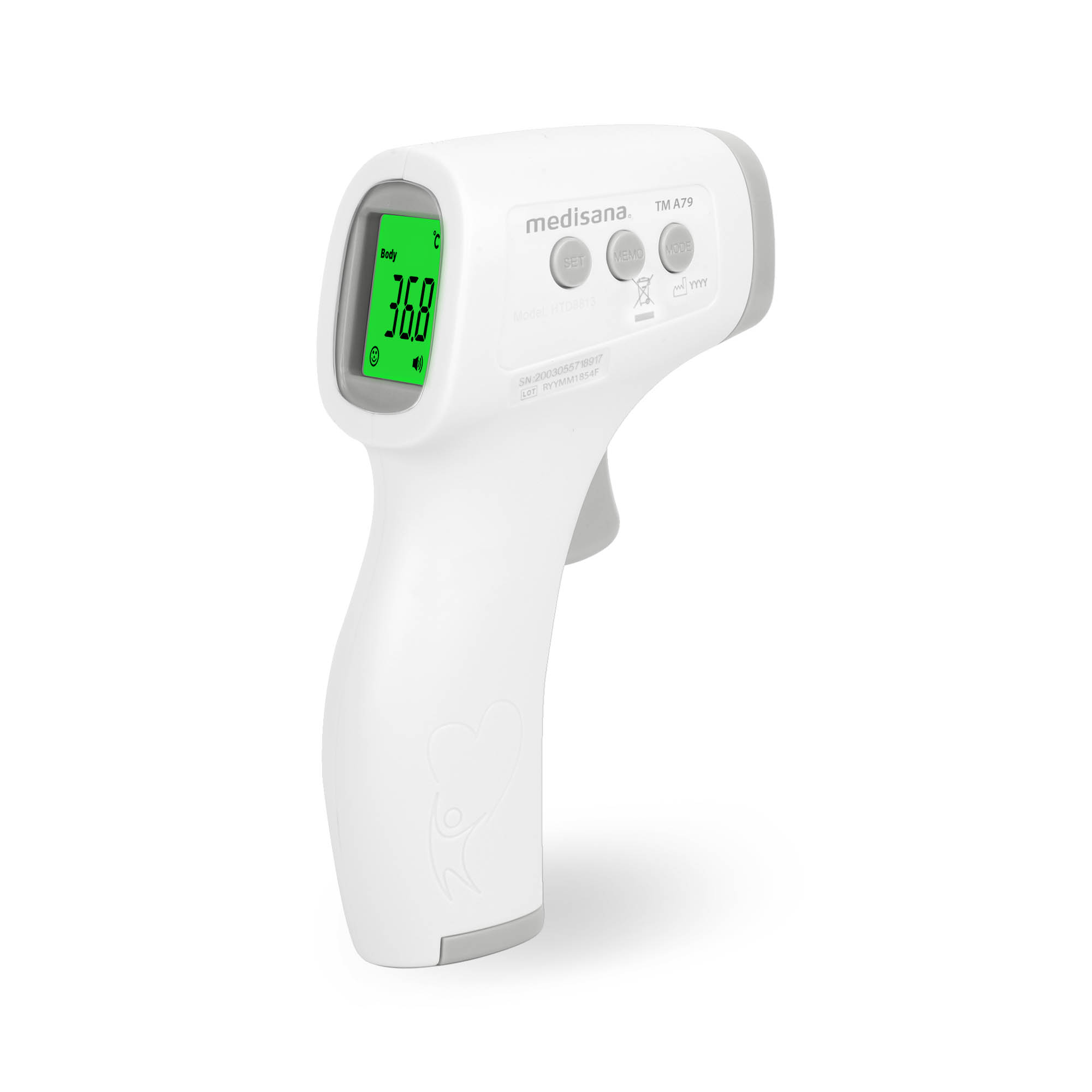 TM A79 Infrarot-Körperthermometer medisana® | Baby-Fieberthermometer