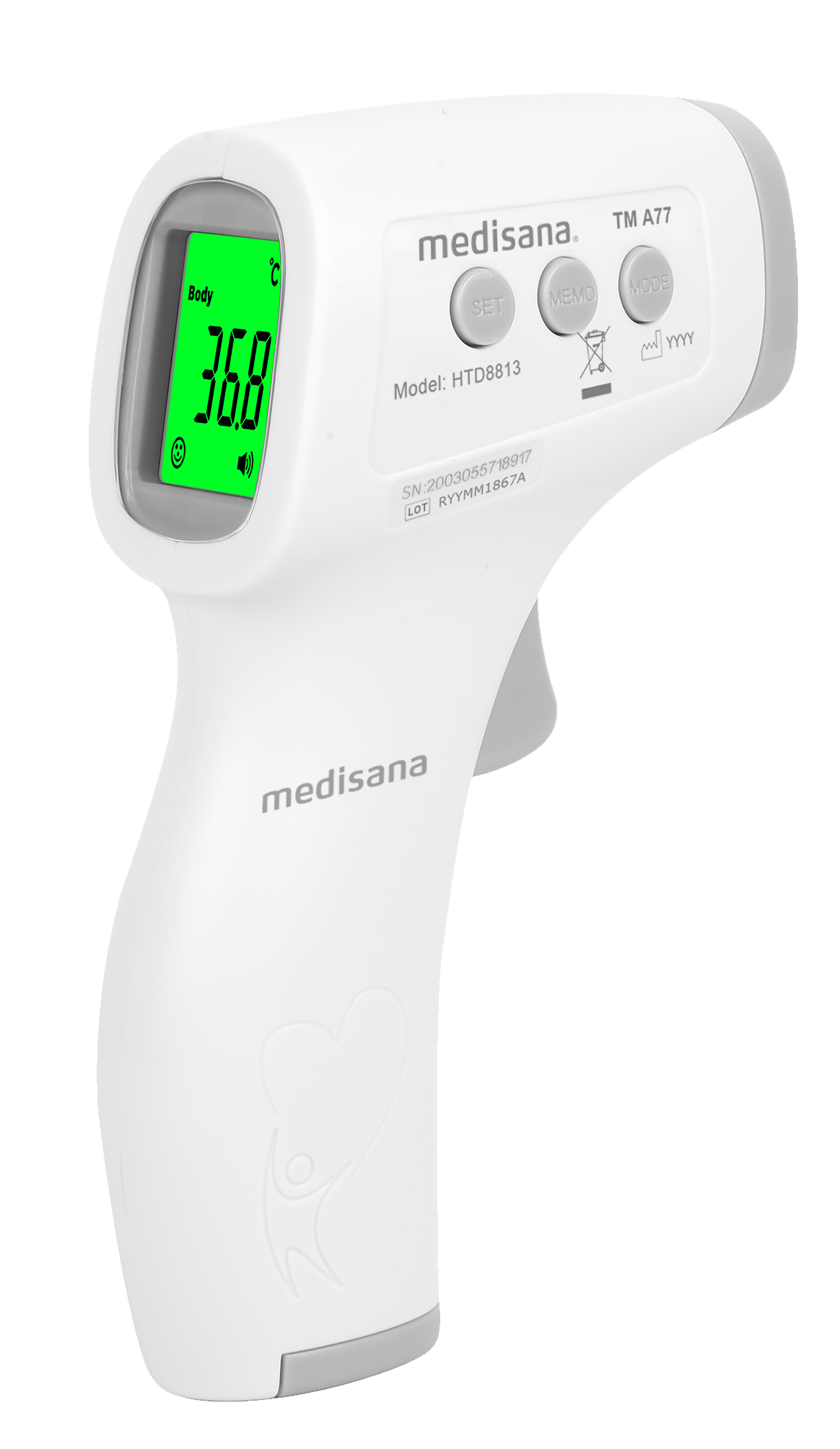 TM A77 Infrarot-Körperthermometer medisana®